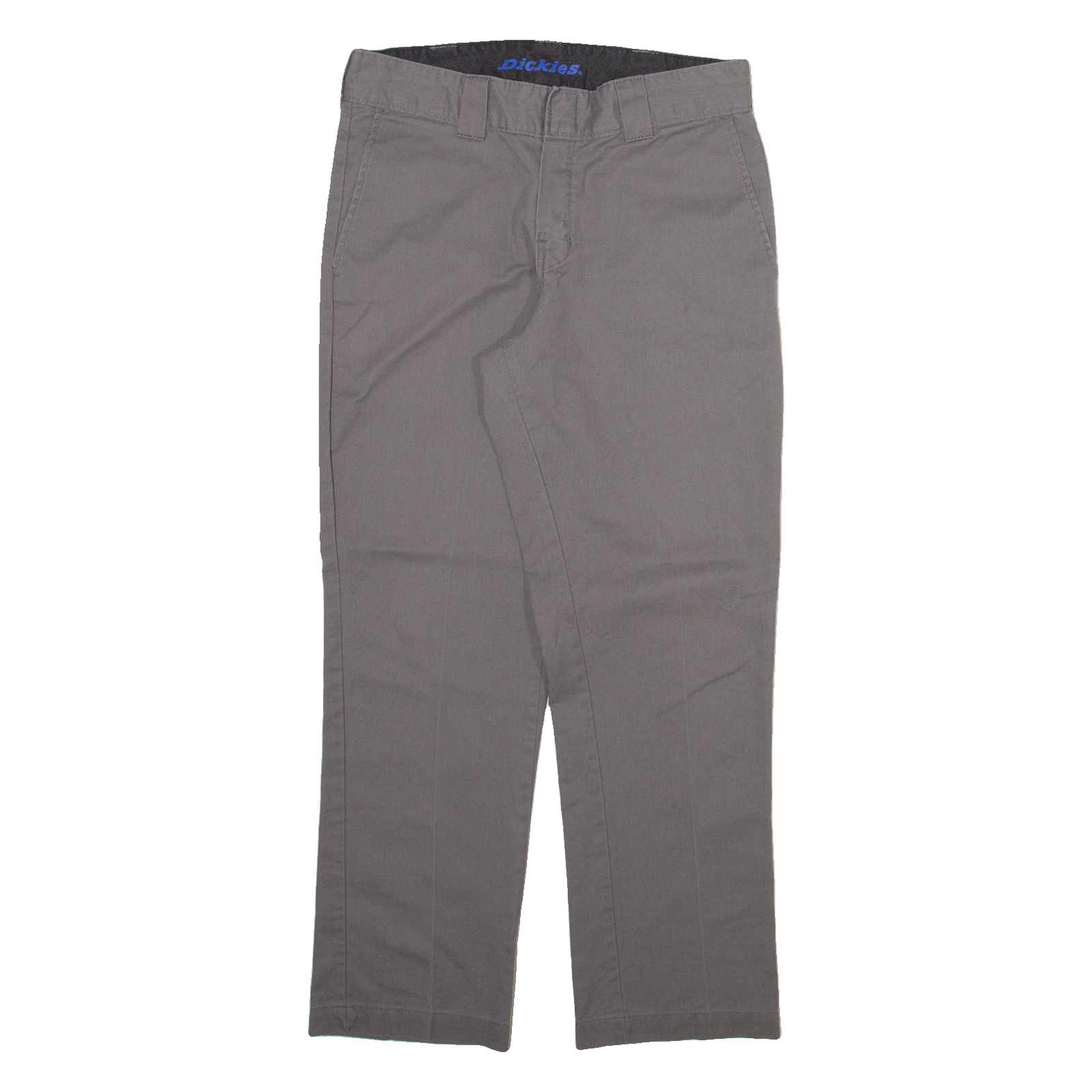 DICKIES Mens Trousers Grey Regular Straight W32 L28 Refurbished - N/A refurbished available on Cerqular