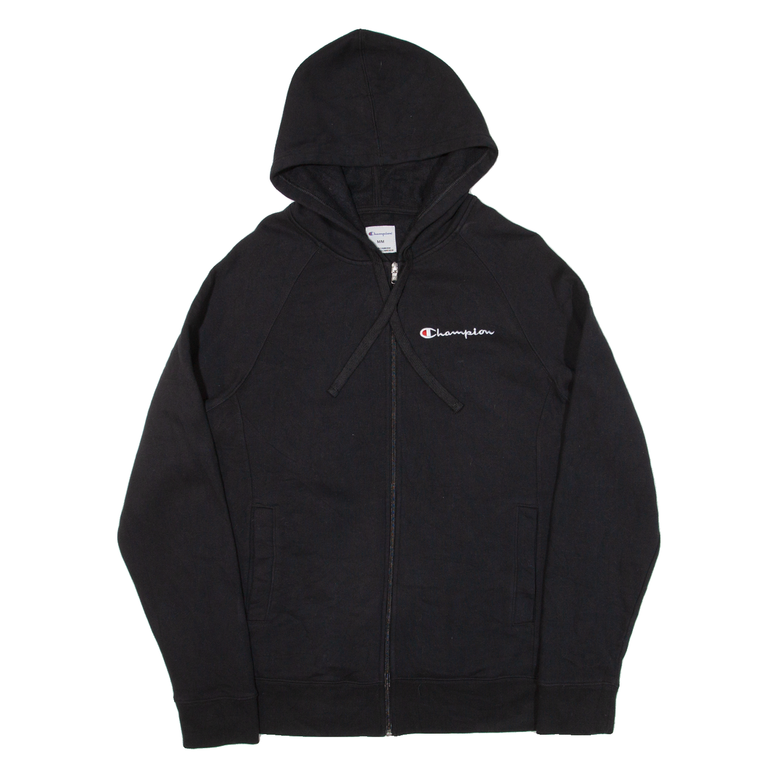 CHAMPION Mens Black Hoodie Full Zip M Refurbished - N/A refurbished available on Cerqular