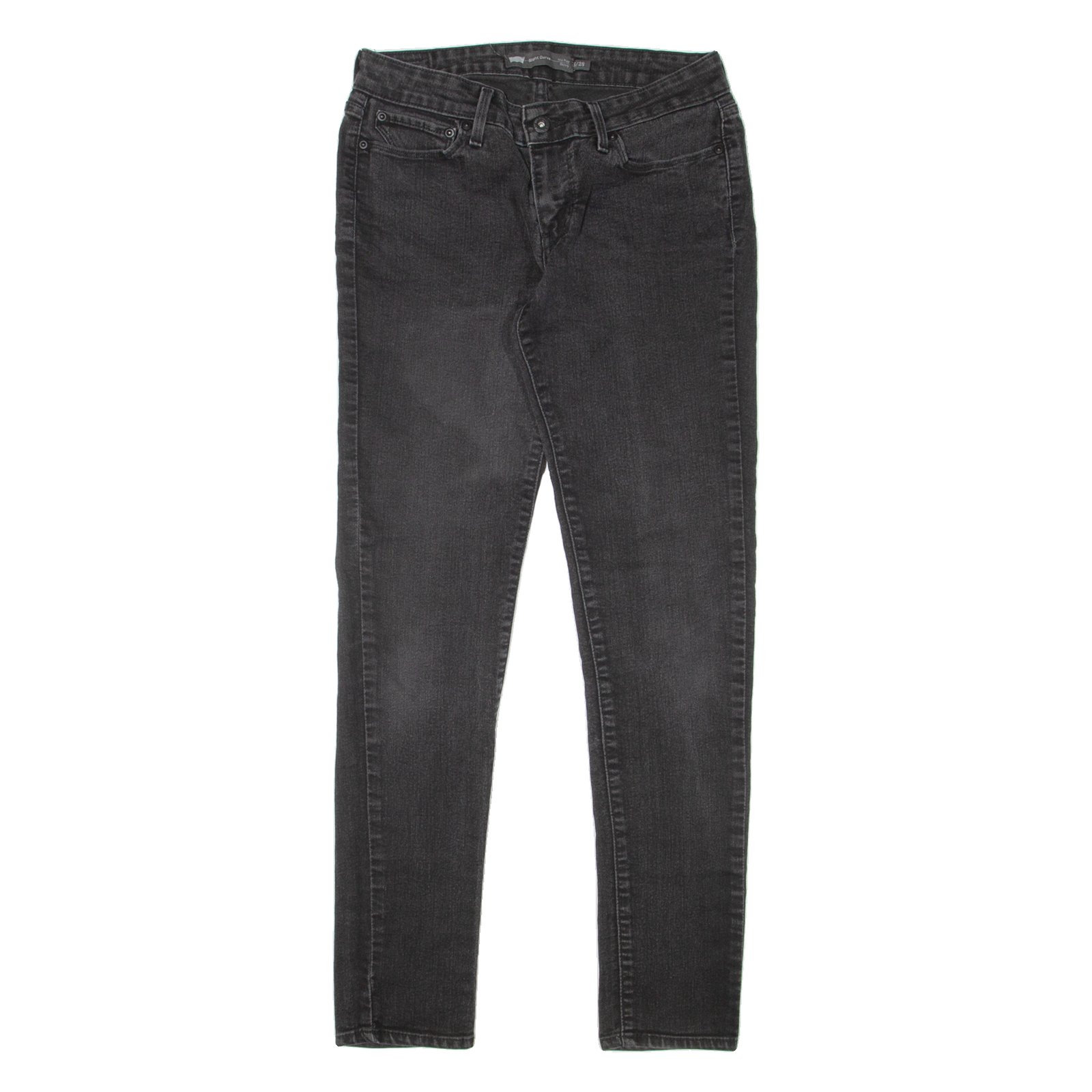 LEVI'S Mid Rise Womens Jeans Black Slim Skinny W28 L32 Refurbished - N/A refurbished available on Cerqular
