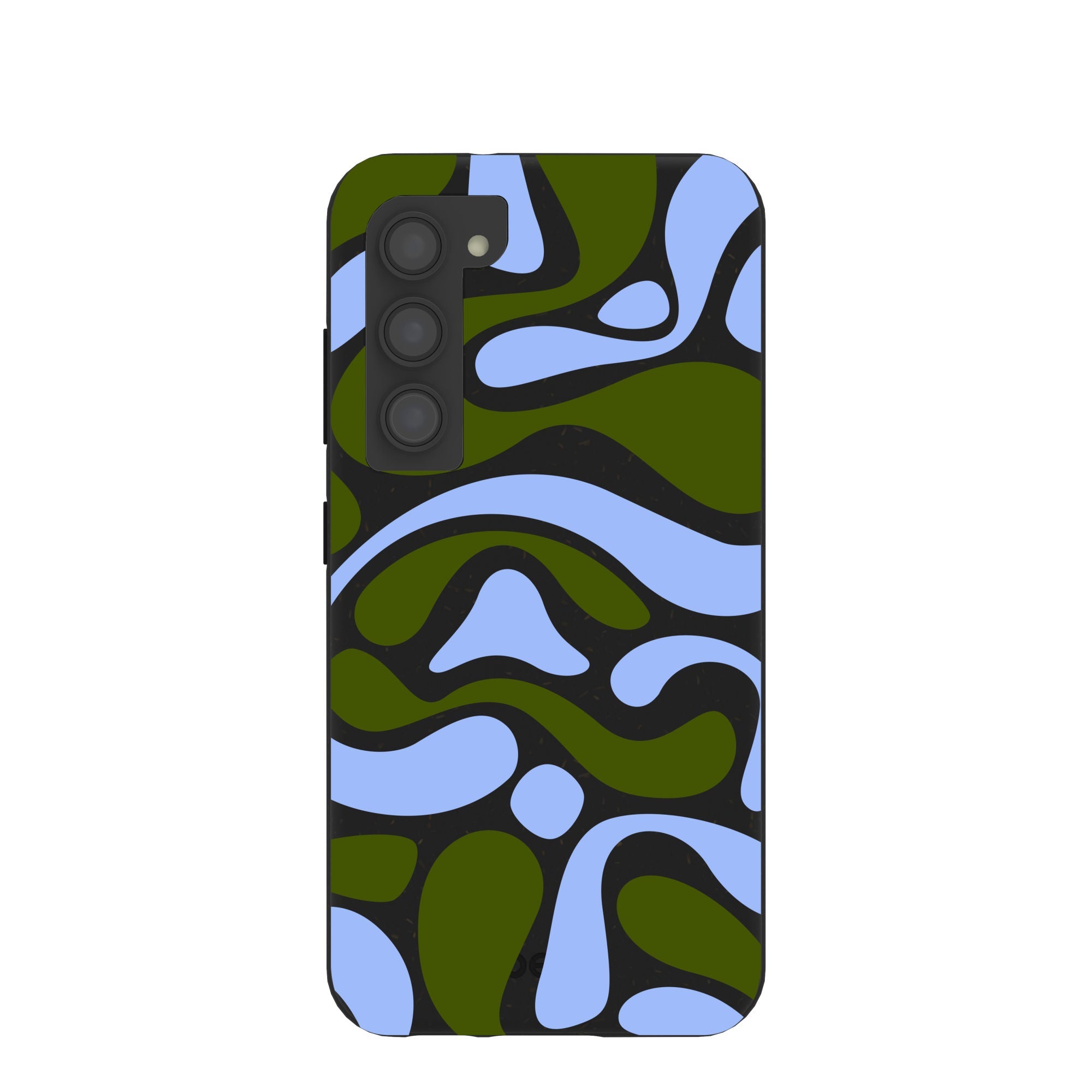 Black Curve and Flow Samsung Galaxy S23 Case Refurbished - Pela Case refurbished available on Cerqular