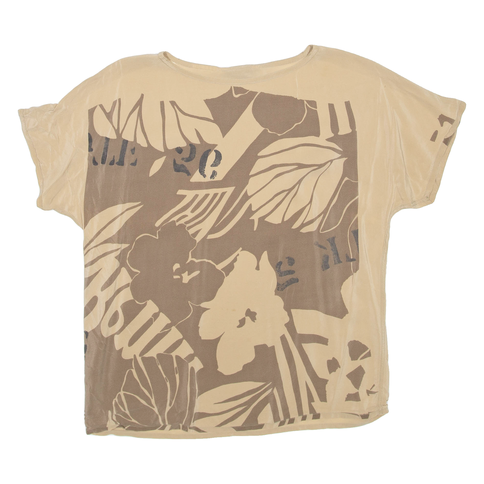 Buy Womens Printed Top Brown Crazy Pattern S Refurbished - $16.89 Womens Printed Top Brown Crazy Pattern S Refurbished - N/A refurbished available on Cerqular