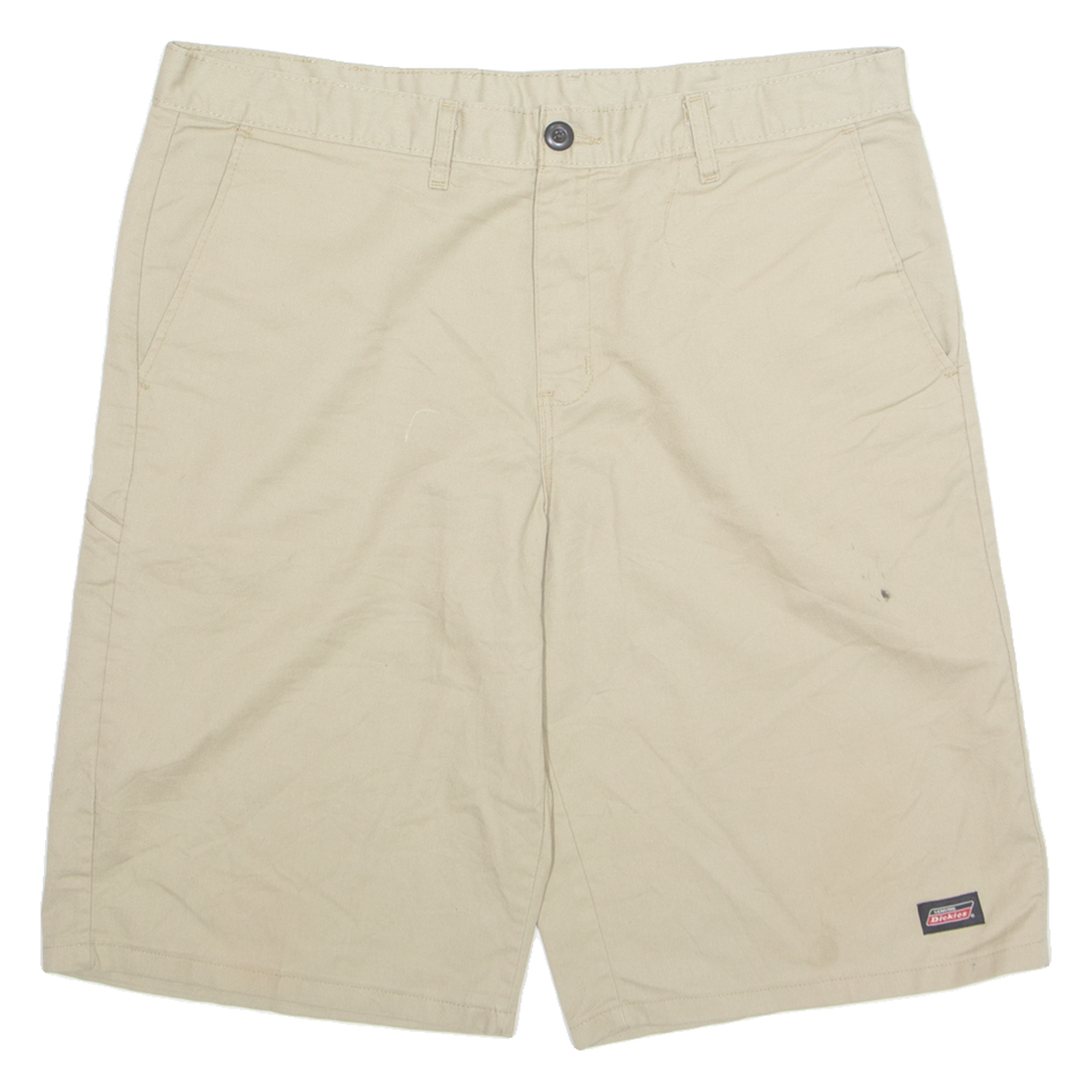 DICKIES Mens Workwear Shorts Beige L W36 Refurbished - N/A refurbished available on Cerqular