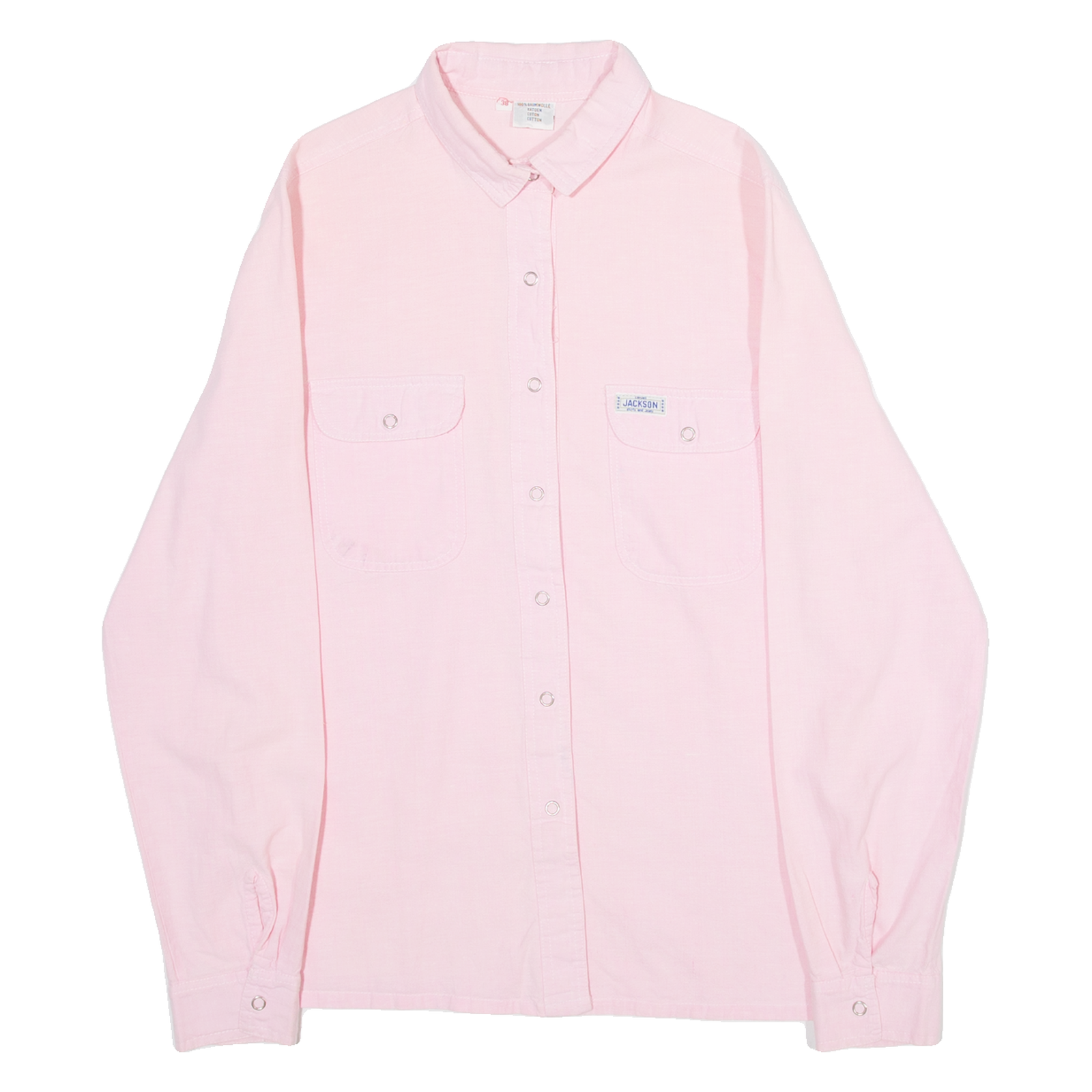 Womens Plain Shirt Pink Long Sleeve S Refurbished - N/A refurbished available on Cerqular
