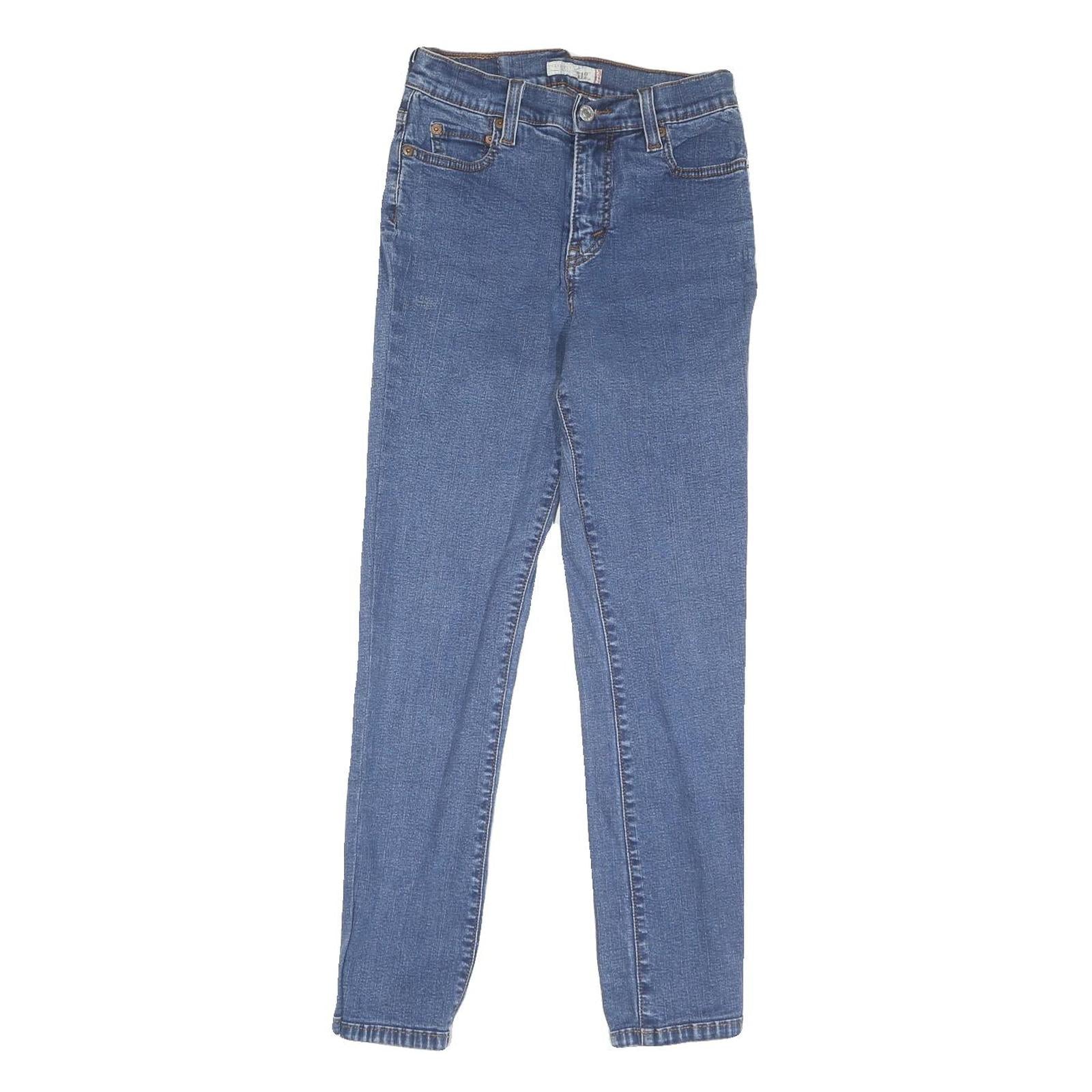 LEVI'S 512 Womens Jeans Blue Regular Skinny Denim Medium Wash W24 L27 Classic Refurbished - N/A refurbished available on Cerqular