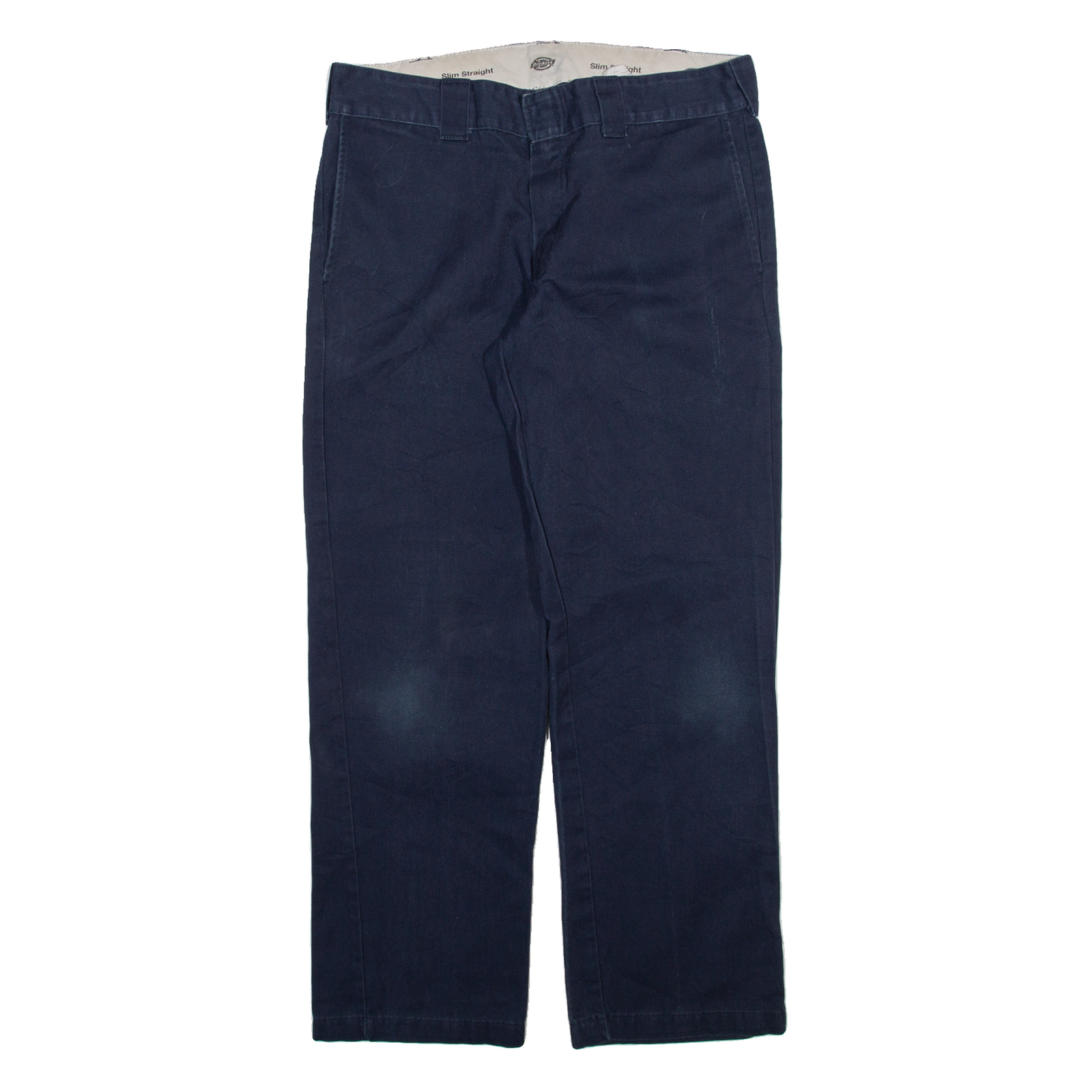 DICKIES Mens Trousers Blue Slim Straight W34 L29 Refurbished - N/A refurbished available on Cerqular