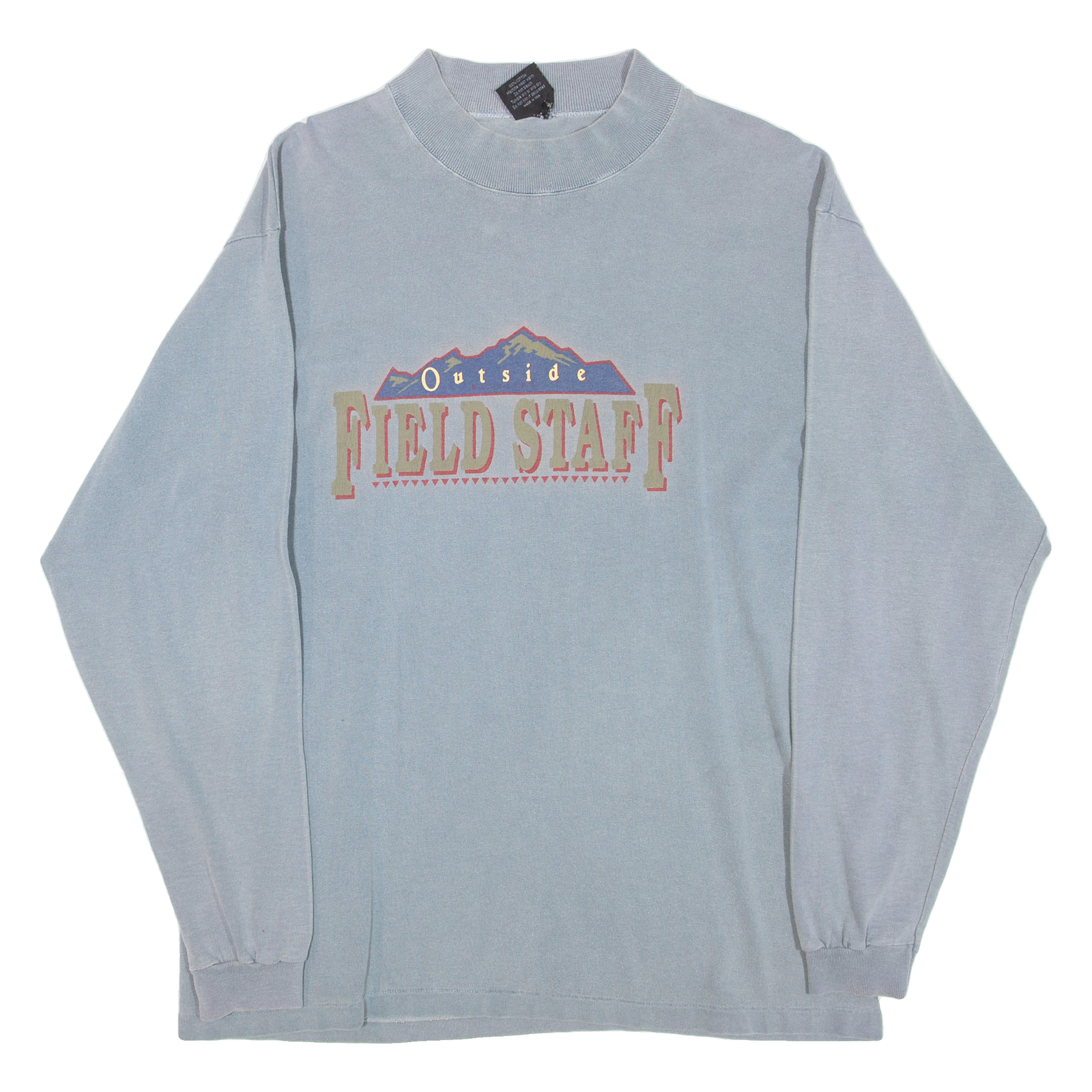 Outside Field Staff Mens T-Shirt Blue Long Sleeve L Refurbished - N/A refurbished available on Cerqular