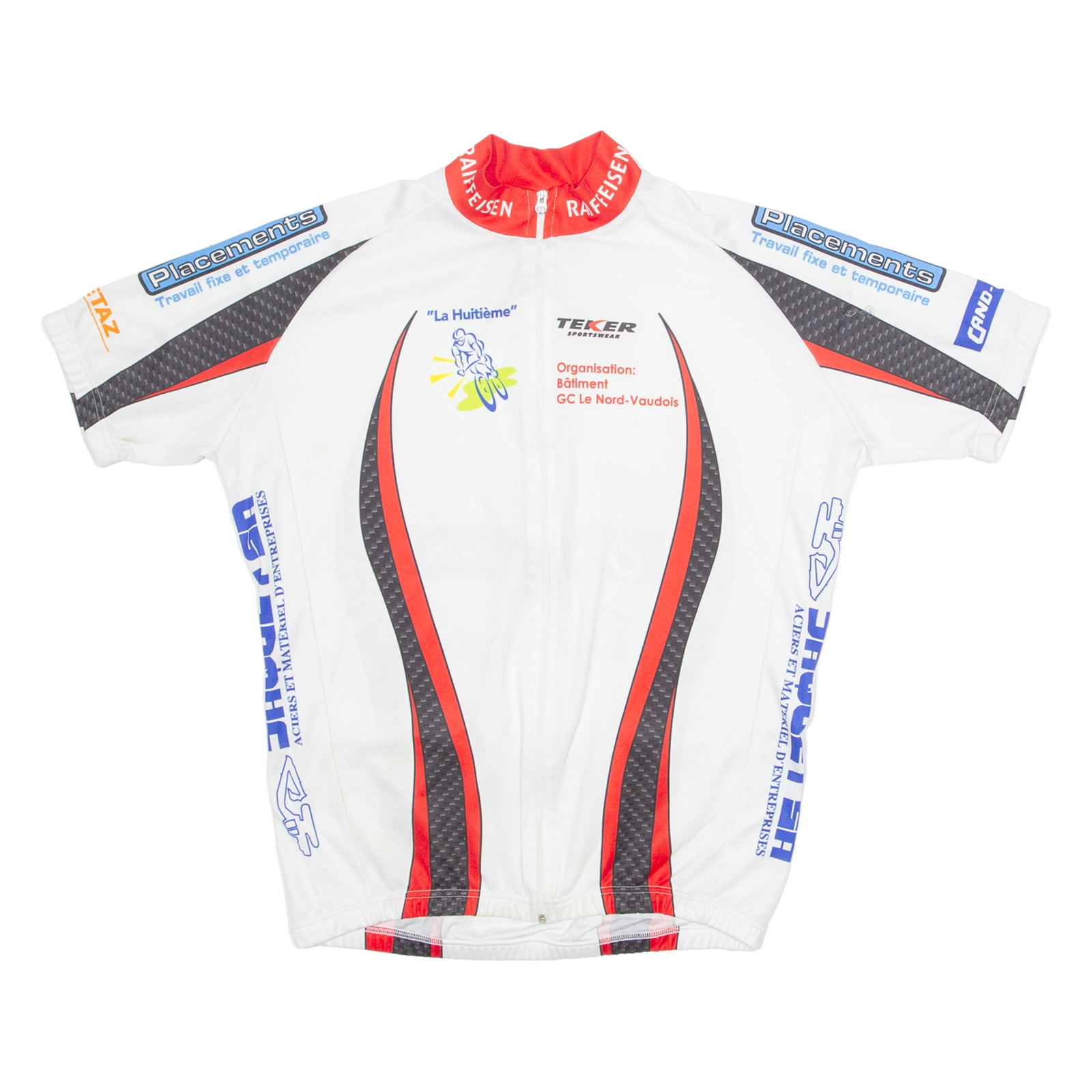 TEKER Cycling Mens Jersey White 1/4 Zip L Refurbished - N/A refurbished available on Cerqular