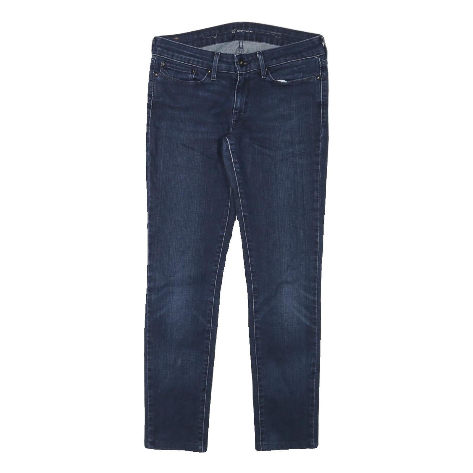LEVI'S Womens Slim Blue Denim Slim Jeans Cotton Blend W28 L27 Classic Zip Refurbished - N/A refurbished available on Cerqular