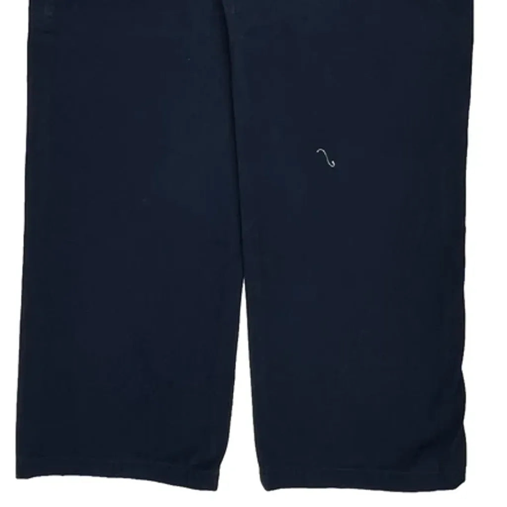 Wrangler Cargo Cargo Trousers - 35W 30L Navy Cotton Refurbished - Thrifted (note: this is a term often used to describe second- refurbished available on Cerqular