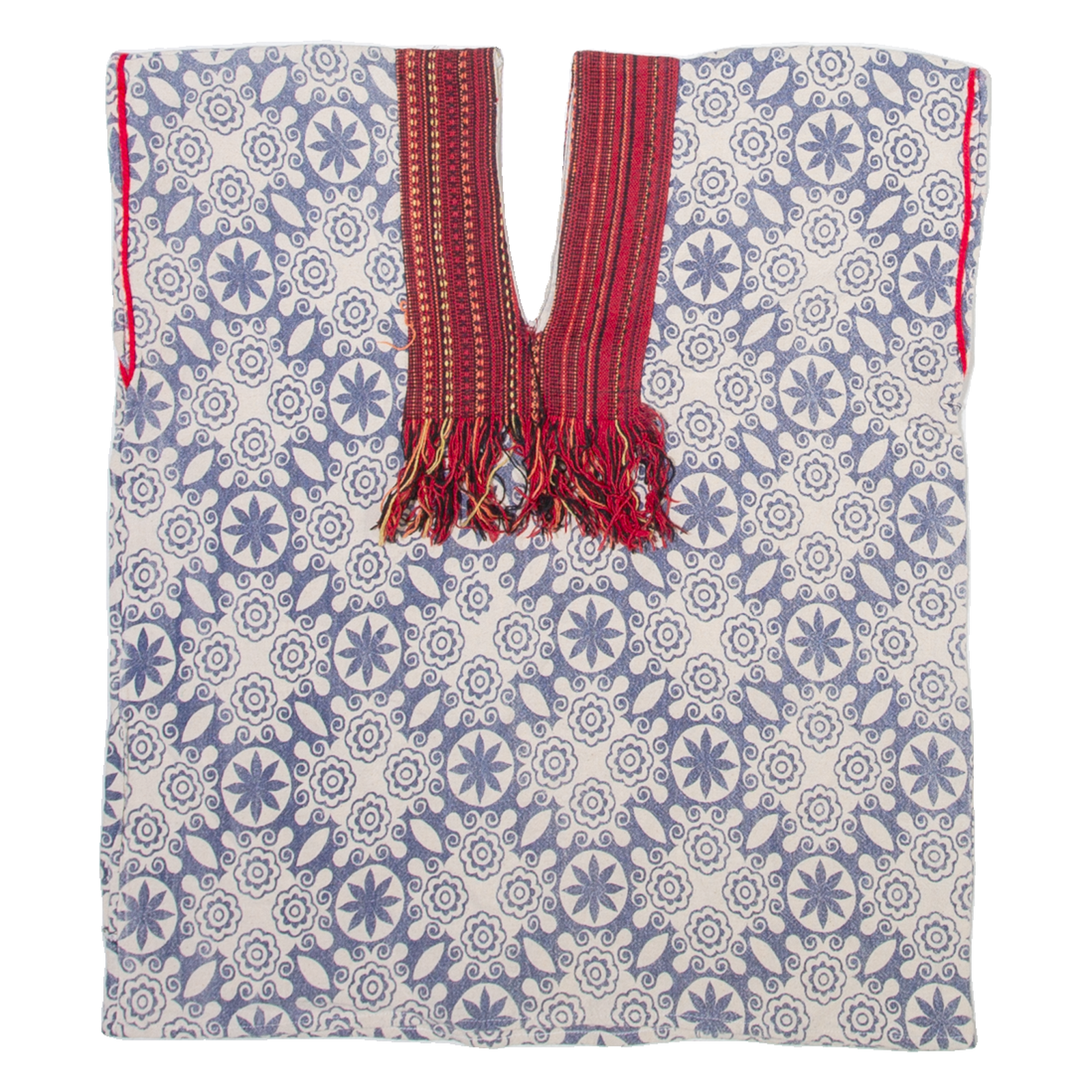 Womens Printed Vest Blue V-Neck Sleeveless Crazy Pattern M Refurbished - N/A refurbished available on Cerqular