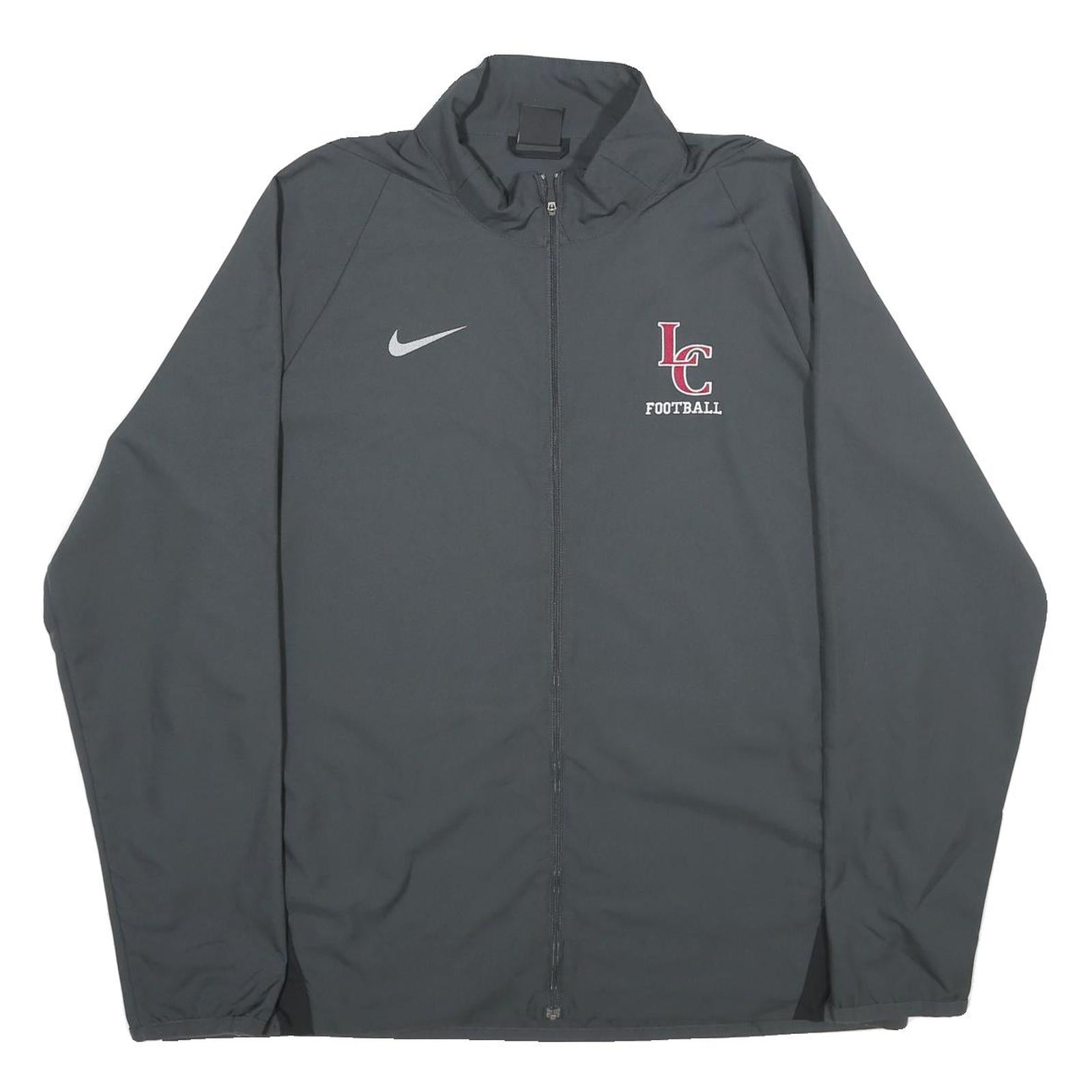 Buy NIKE Mens Grey LC Football Track Jacket XL Polyester Zip Plain Casual Sportswear Refurbished - $49.39 NIKE Mens Grey LC Football Track Jacket XL Polyester Zip Plain Casual Sportswear Refurbished - N/A refurbished available on Cerqular