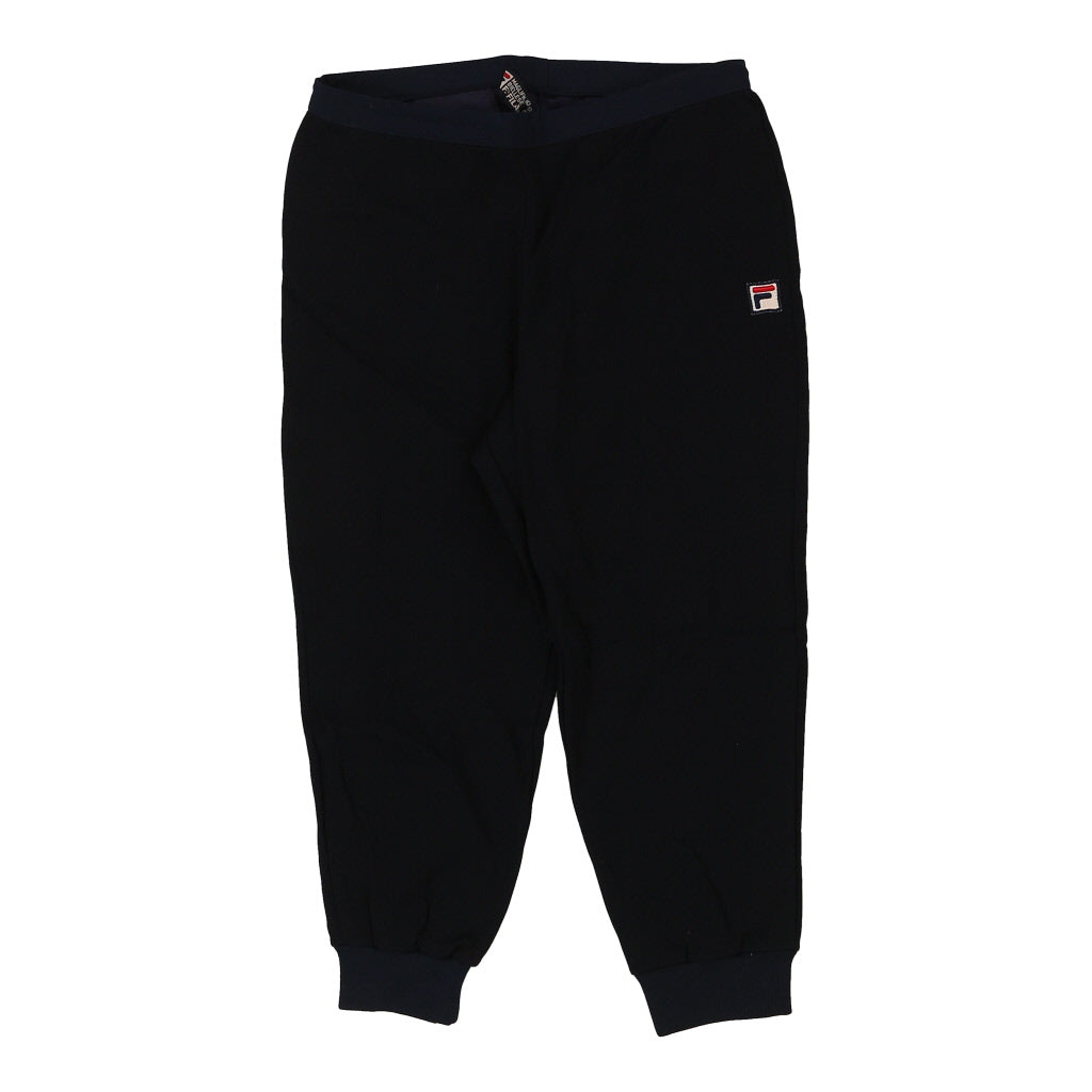 Fila Joggers - Small Navy Polyester Refurbished - Thrifted (note: this is a term often used to describe second- refurbished available on Cerqular