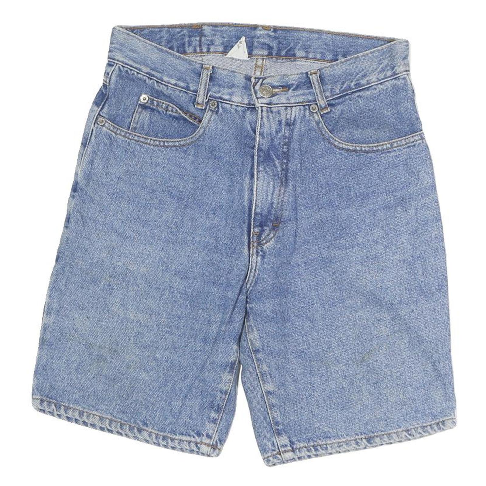 TEXAS BULL Mens Denim Blue Shorts M W28 Cotton Classic Fit Casual Zip Pockets Refurbished - N/A refurbished available on Cerqular