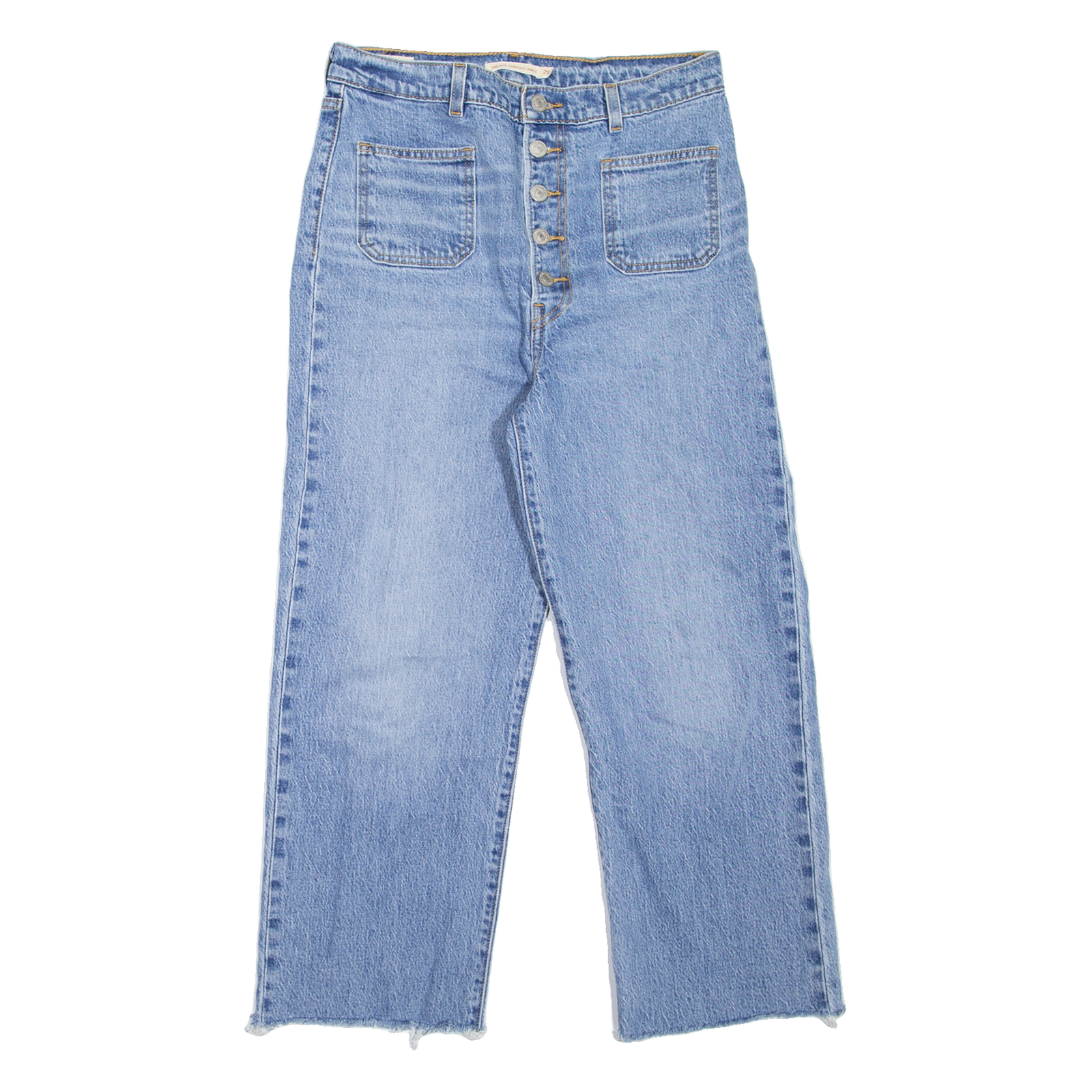 Buy LEVI'S Ribcage BIG E Womens Jeans Blue Relaxed Straight W29 L23 Refurbished - $36.39 LEVI'S Ribcage BIG E Womens Jeans Blue Relaxed Straight W29 L23 Refurbished - N/A refurbished available on Cerqular