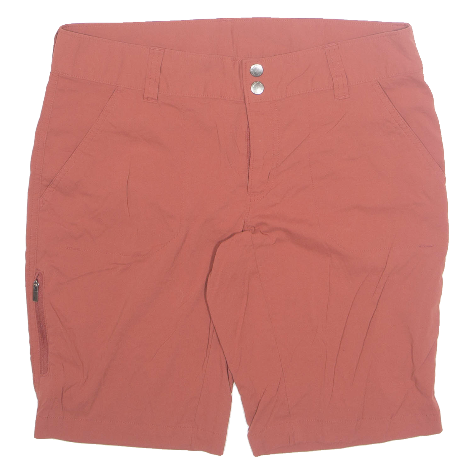 COLUMBIA Womens Chino Shorts Red M W32 Refurbished - N/A refurbished available on Cerqular