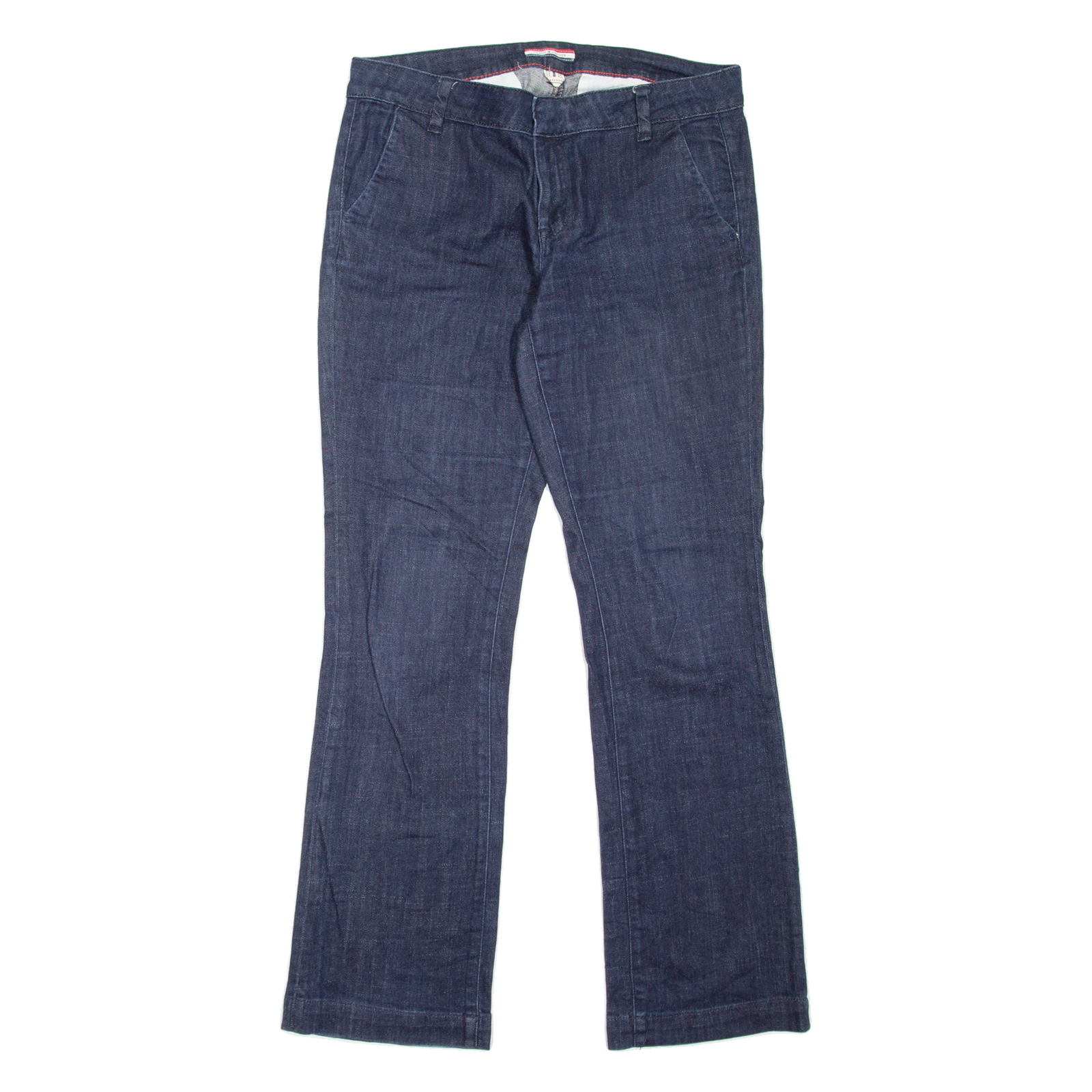 TOMMY HILFIGER Womens Jeans Blue Regular Bootcut W32 L31 Refurbished - N/A refurbished available on Cerqular