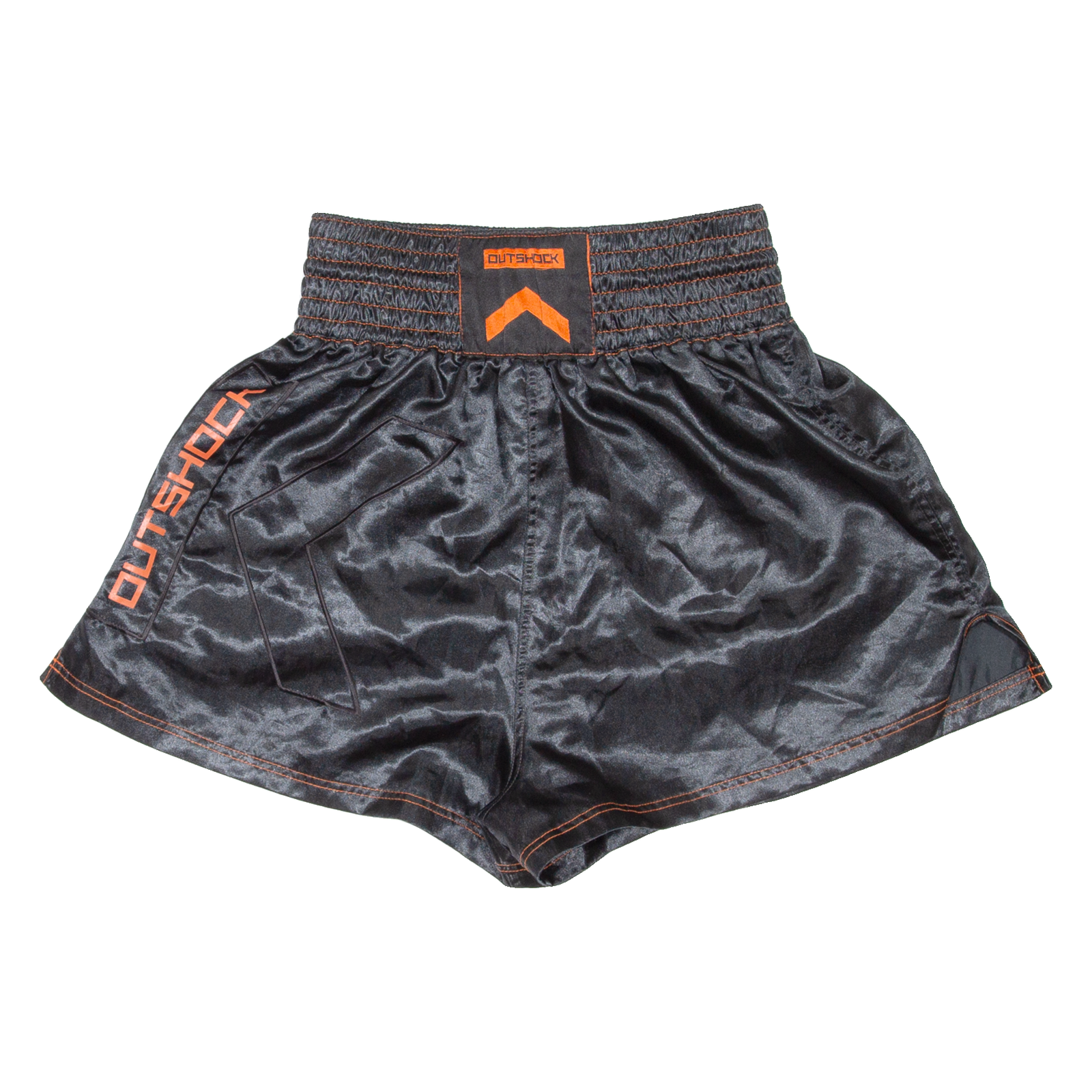 OUTSHOCK Thai Boxing Mens Sports Shorts Black Relaxed XS W24 Refurbished - N/A refurbished available on Cerqular