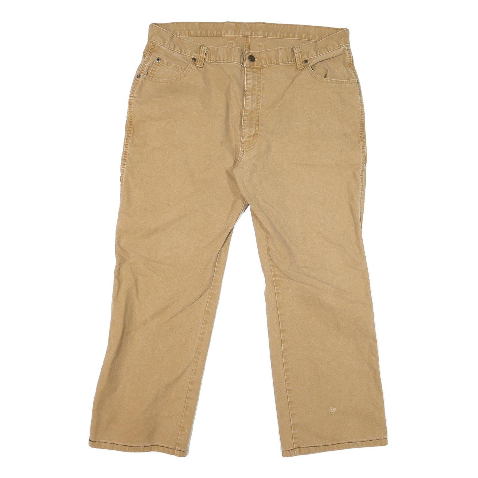 DICKIES Mens Beige Regular Fit Straight Denim Cotton Blend Jeans W38 L28 Refurbished - N/A refurbished available on Cerqular