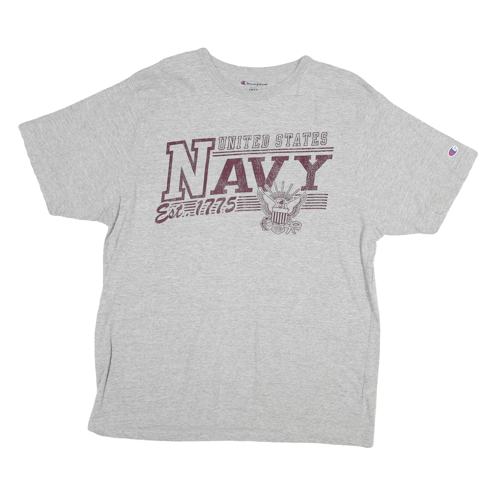 Buy CHAMPION Mens Grey United States Navy Graphic T-Shirt L Short Sleeve Crew Neck Refurbished - $16.89 CHAMPION Mens Grey United States Navy Graphic T-Shirt L Short Sleeve Crew Neck Refurbished - N/A refurbished available on Cerqular