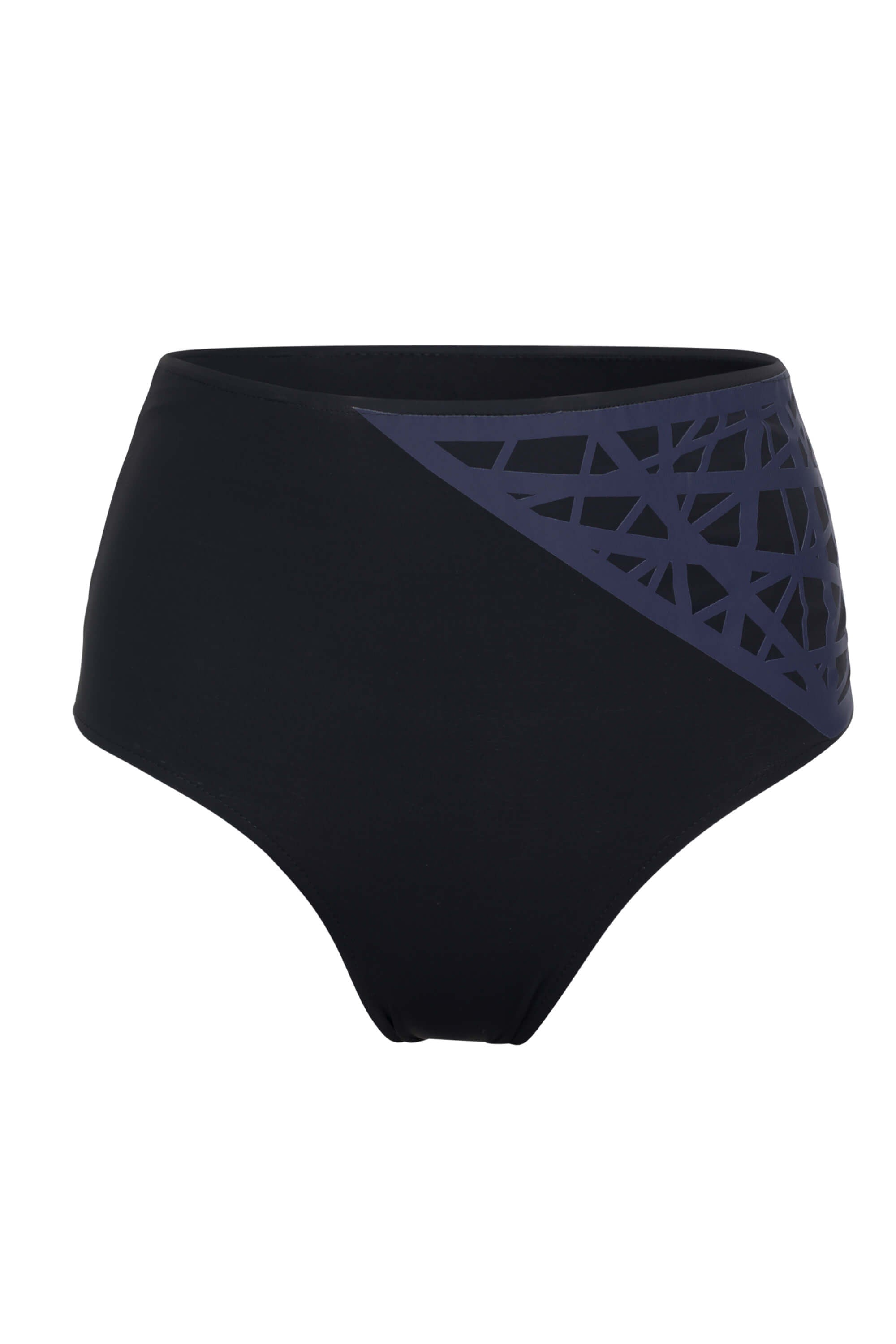 Lillian Bikini Bottom Full Coverage in Black | Size: Small Refurbished - Sauipe Swim refurbished available on Cerqular