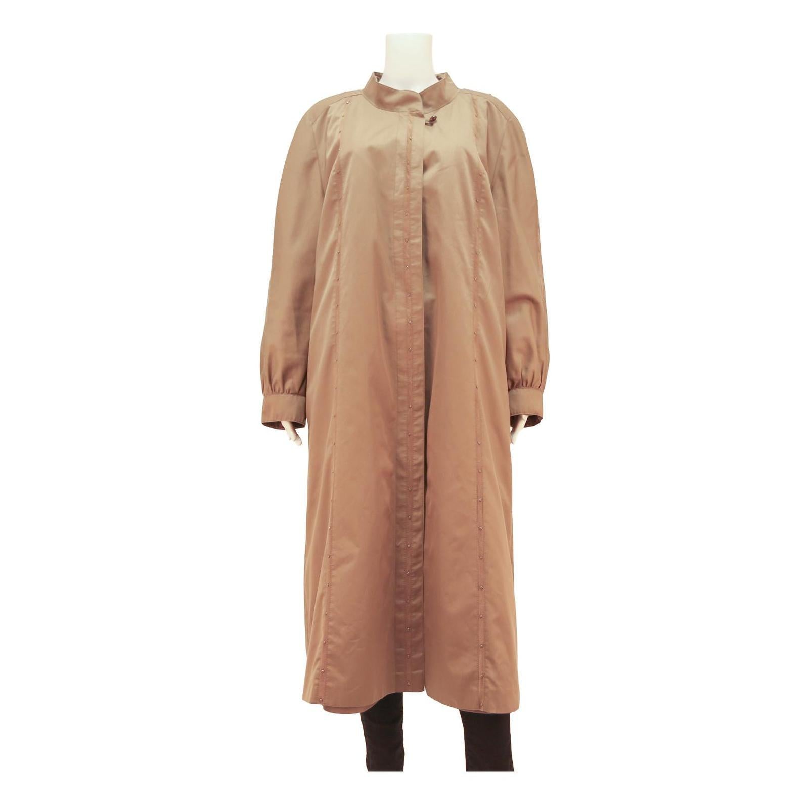 Womens Beige Button Front Long Sleeve Classic Jacket UK 18 Polyester Blend Plain Refurbished - N/A refurbished available on Cerqular