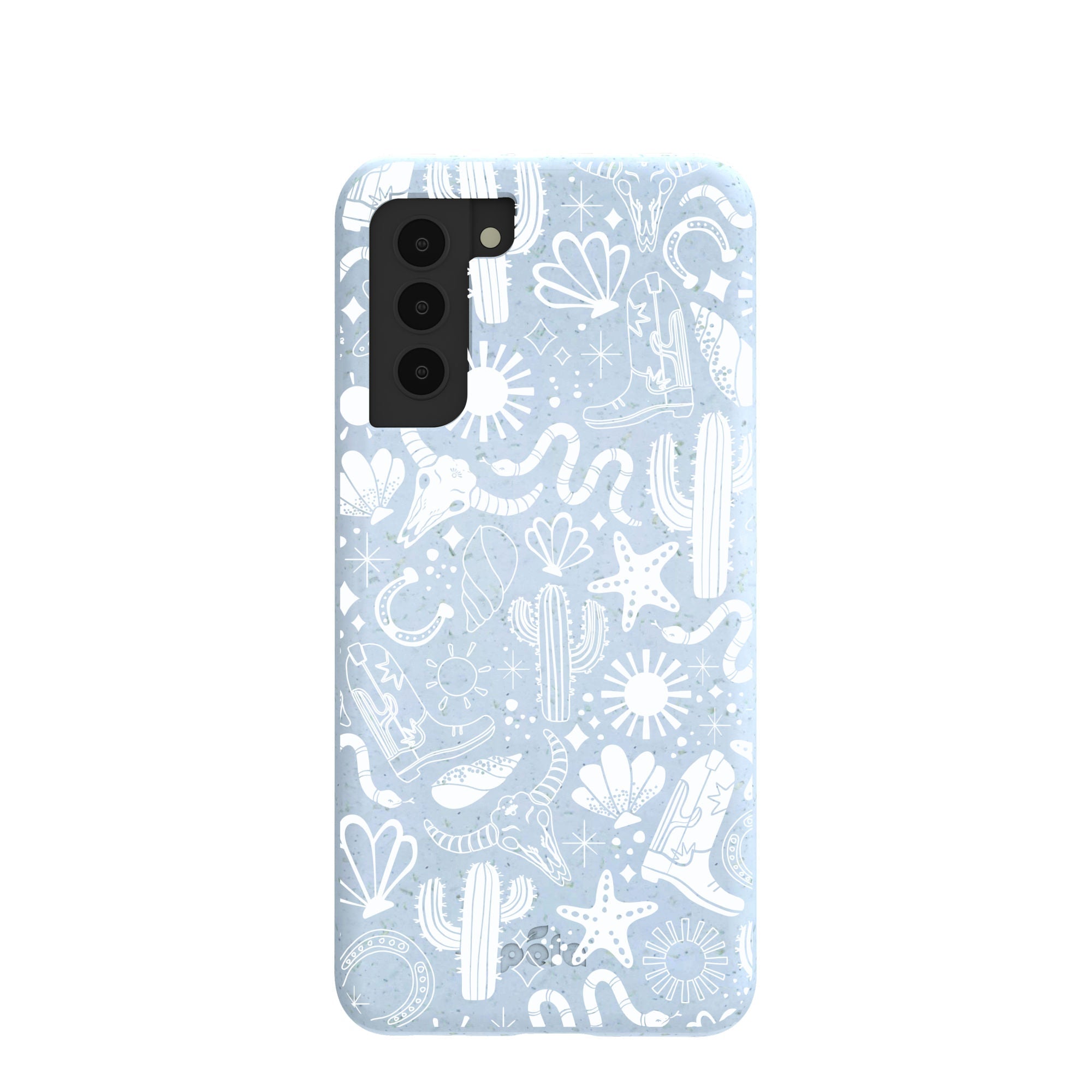 Powder Blue Coastal Rodeo Samsung Galaxy S21 Case Refurbished - Pela Case refurbished available on Cerqular