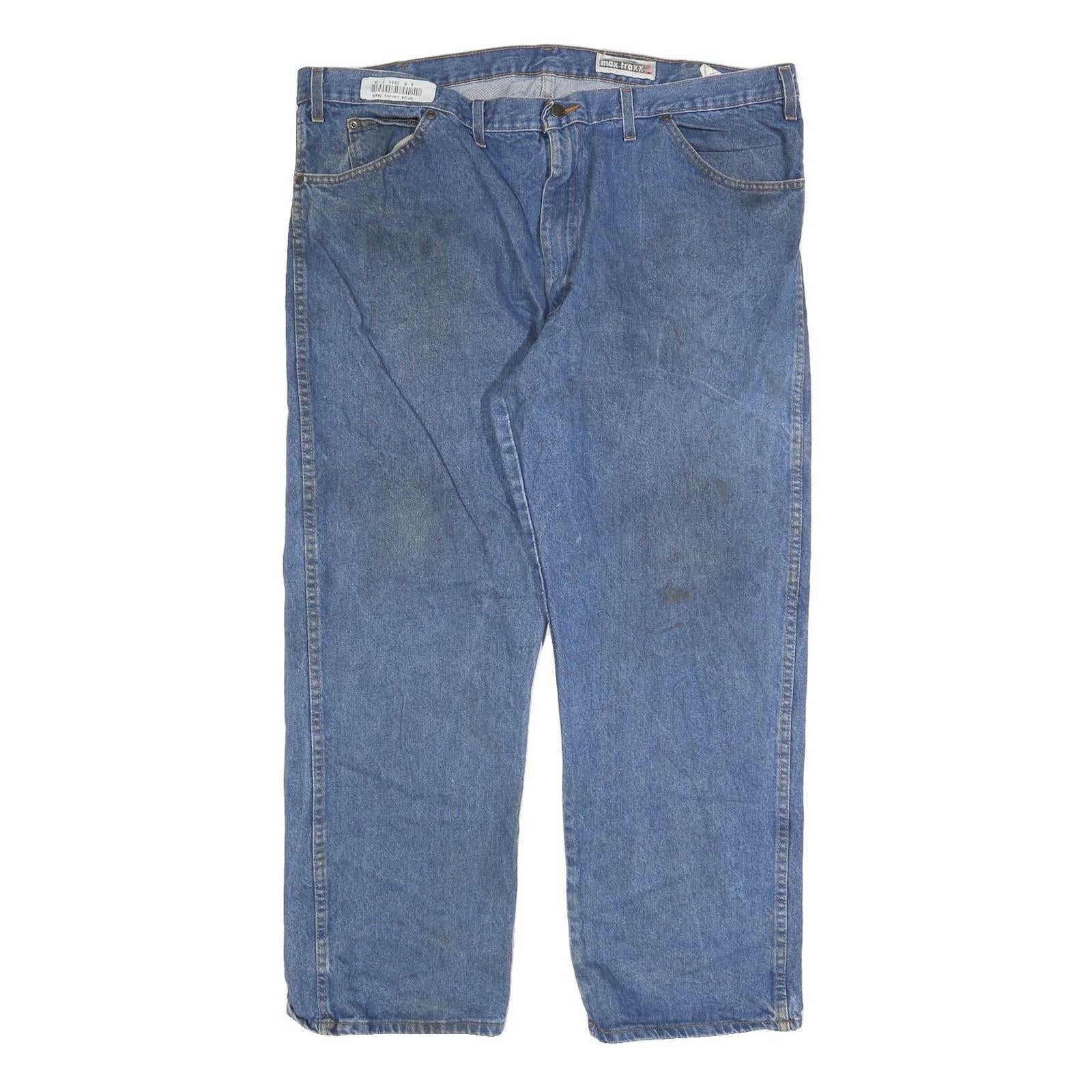 DICKIES Mens Jeans Blue Relaxed Straight Denim Medium W44 L30 Durable Workwear Refurbished - N/A refurbished available on Cerqular
