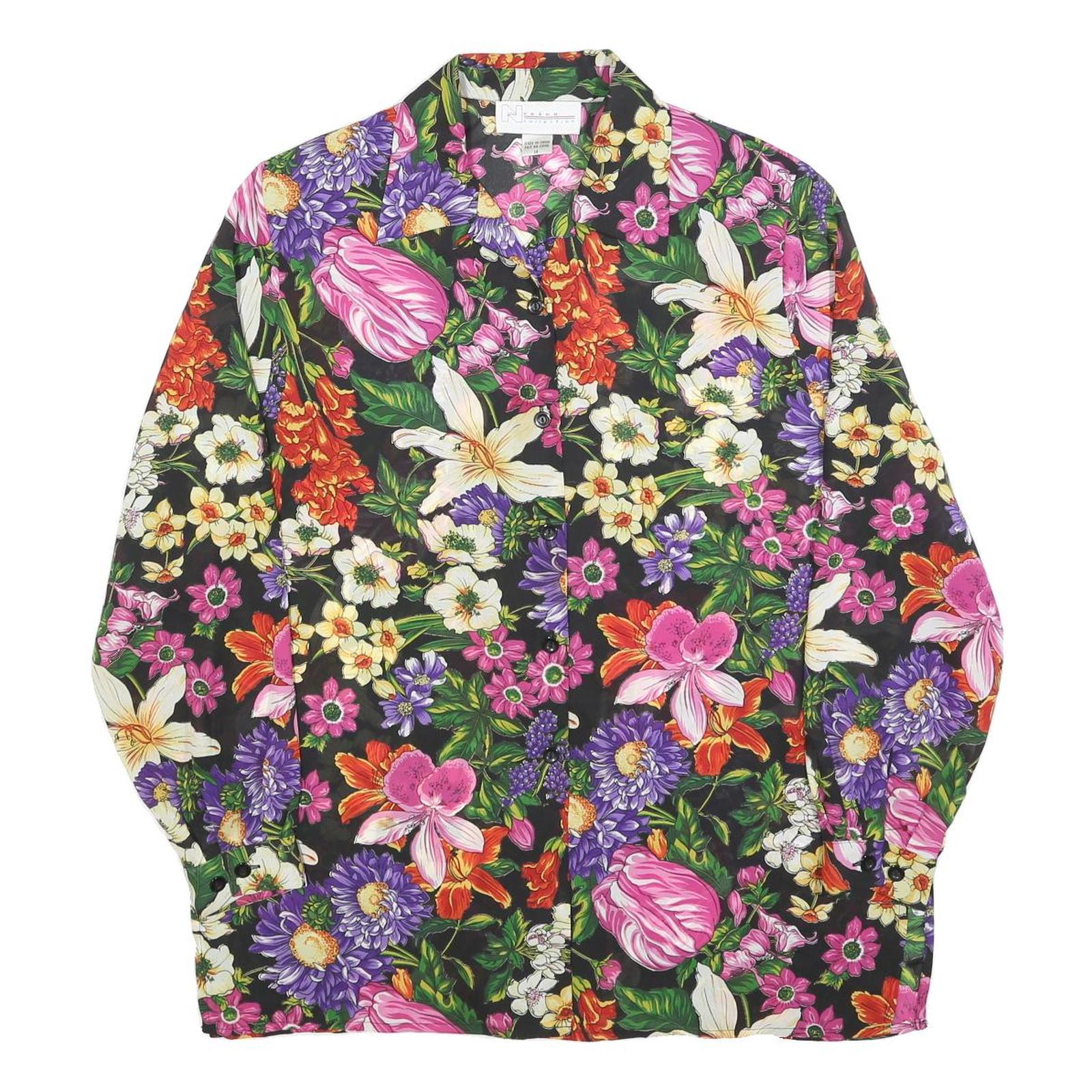 Buy NYGARD Womens Black Floral Printed Shirt Long Sleeve Collared L Stylish Refurbished - $18.19 NYGARD Womens Black Floral Printed Shirt Long Sleeve Collared L Stylish Refurbished - N/A refurbished available on Cerqular