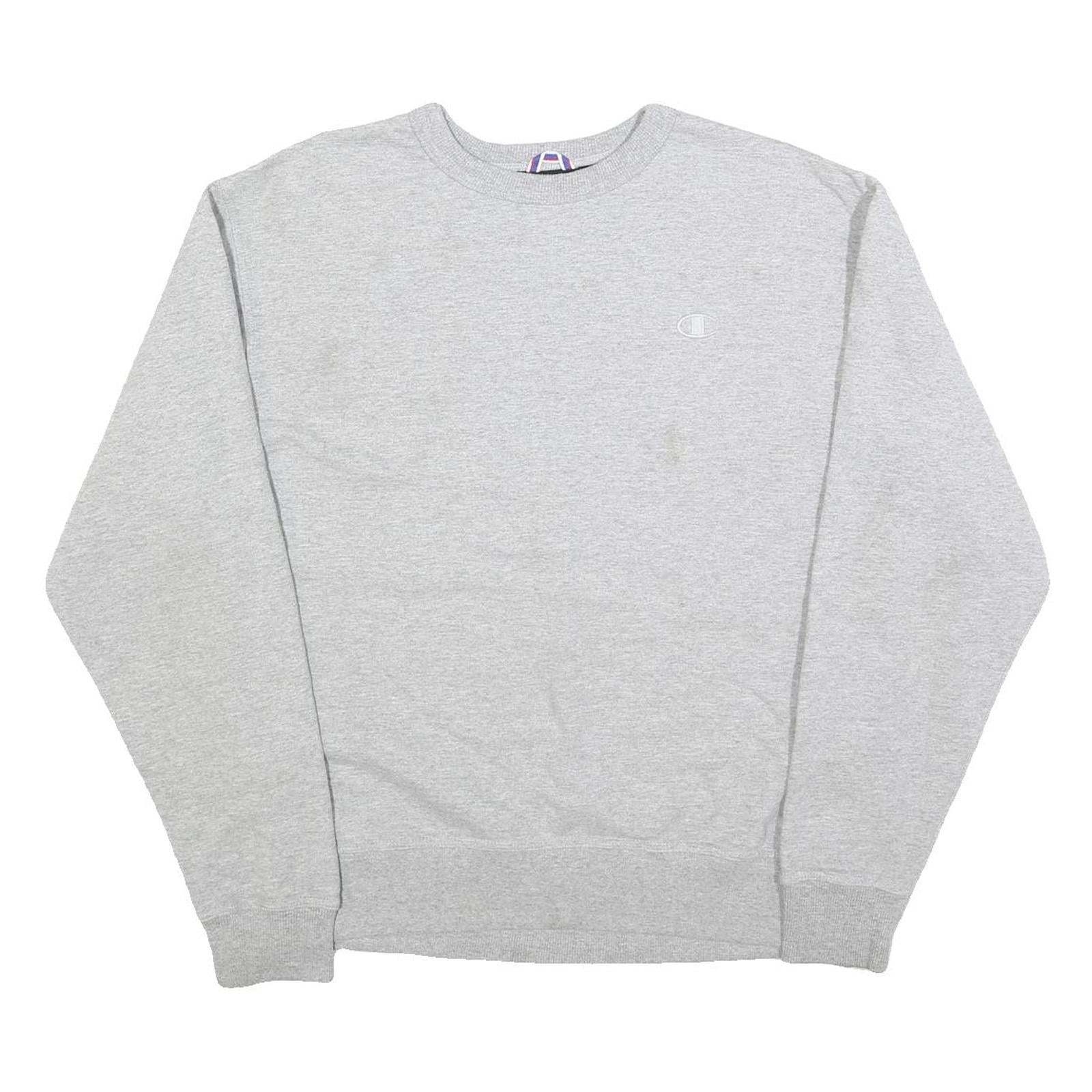 Buy CHAMPION Mens Grey Crew Neck M Cotton Blend Pullover Sweatshirt Refurbished - $29.89 CHAMPION Mens Grey Crew Neck M Cotton Blend Pullover Sweatshirt Refurbished - N/A refurbished available on Cerqular