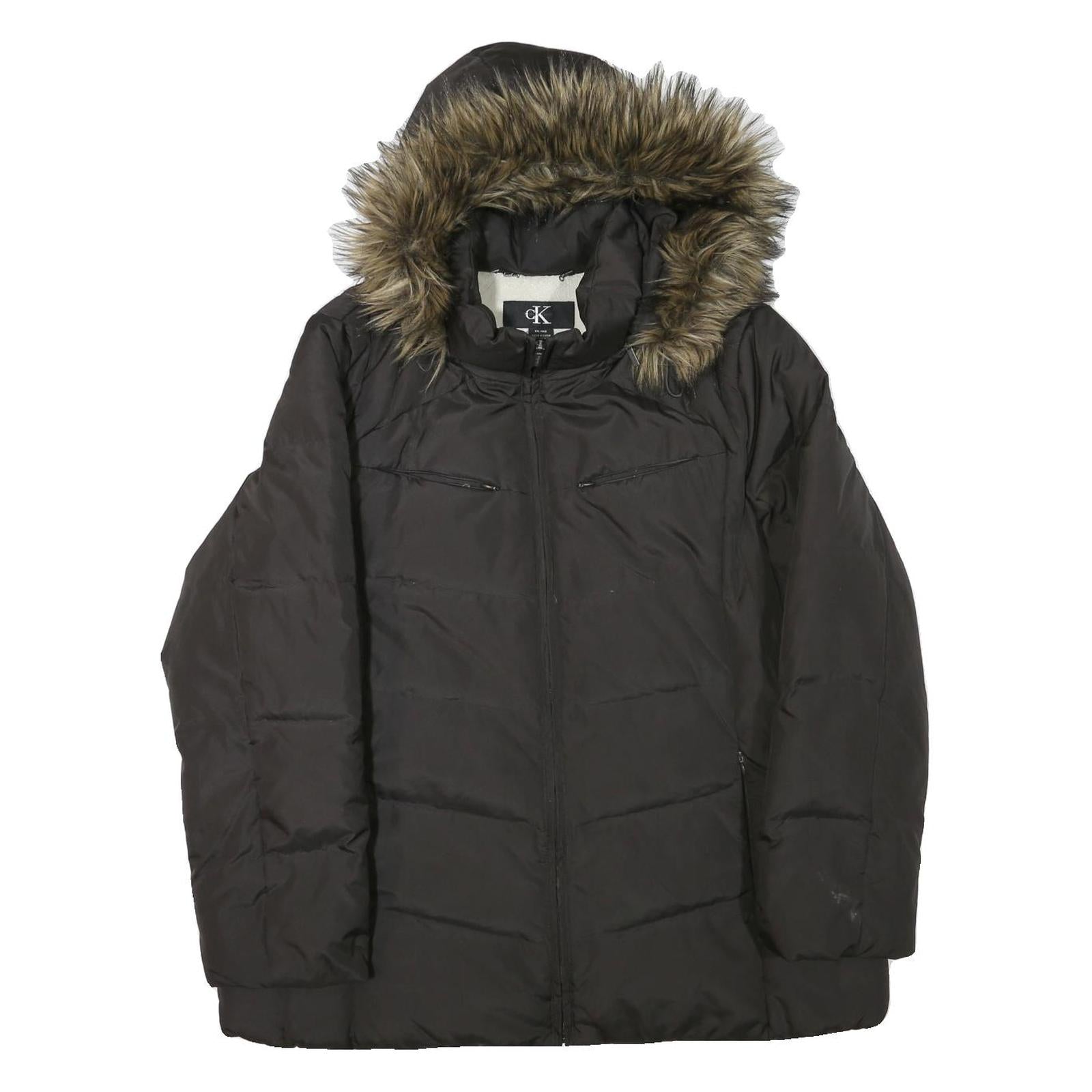 Buy CALVIN KLEIN Womens Black Polyester Blend Puffer Jacket 2XL Zip Hooded Refurbished - $50.69 CALVIN KLEIN Womens Black Polyester Blend Puffer Jacket 2XL Zip Hooded Refurbished - N/A refurbished available on Cerqular