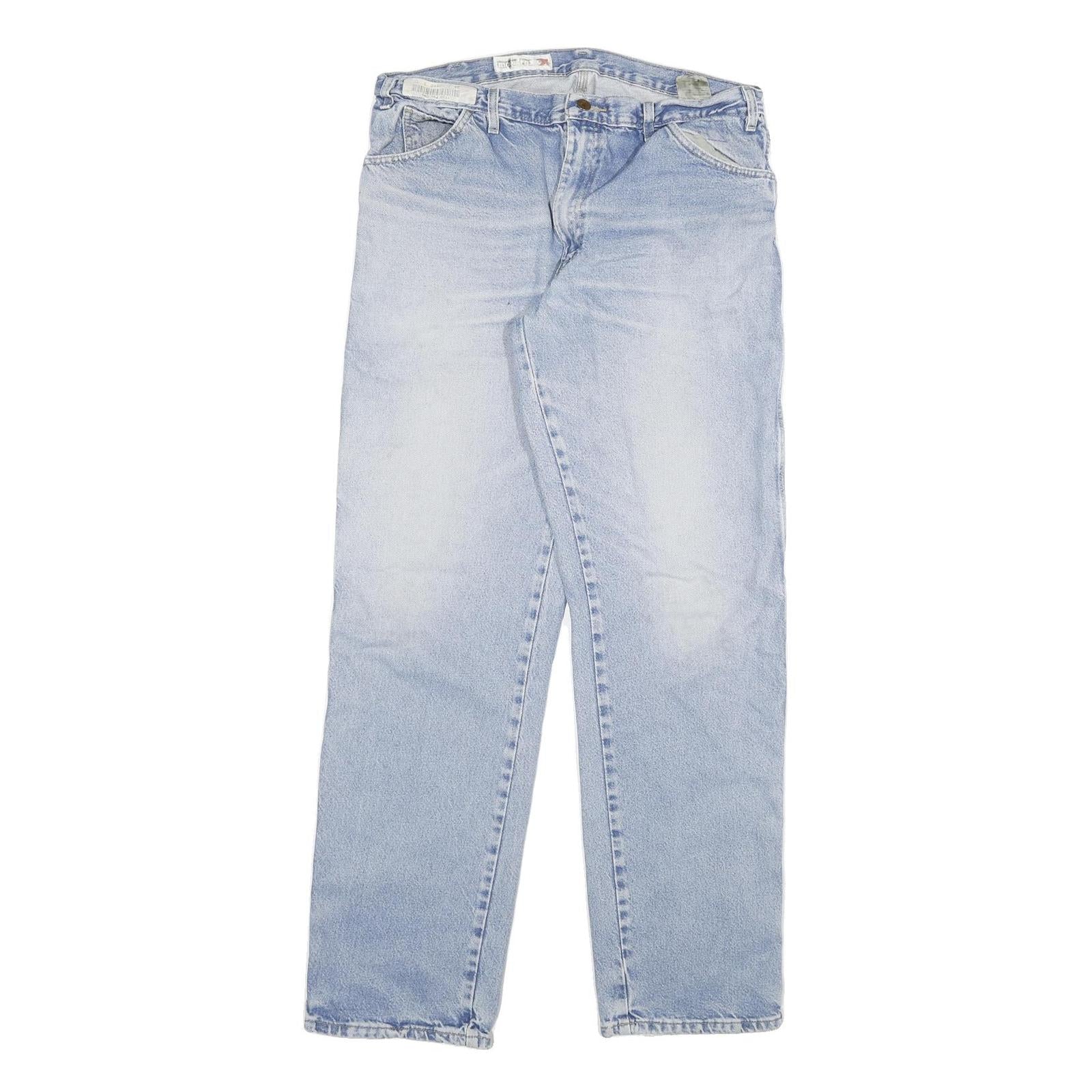 DICKIES Mens Regular Light Blue Denim Regular Fit Jeans W34 L33 Workwear Refurbished - N/A refurbished available on Cerqular