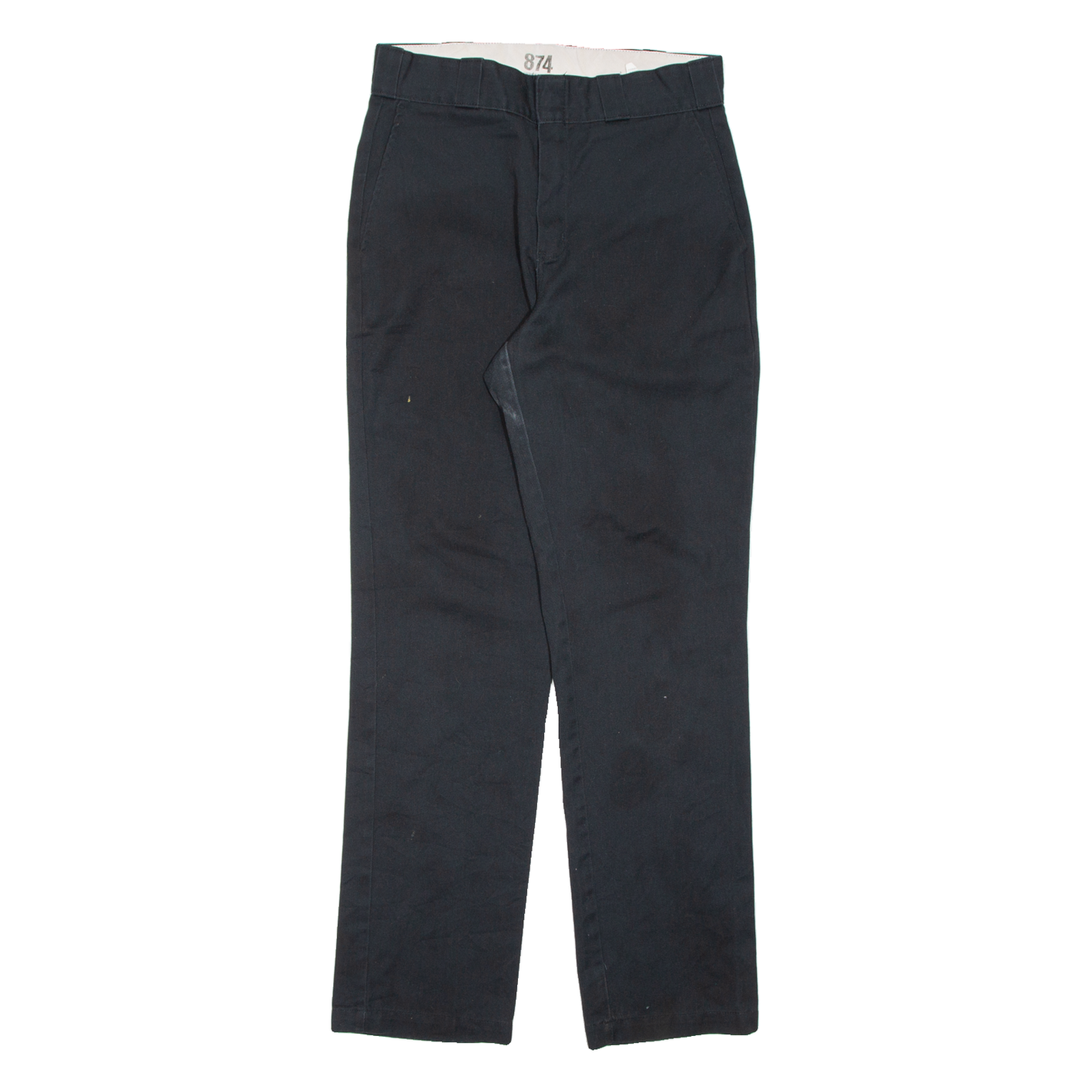 DICKIES Chino Mens Trousers Black Regular Straight W28 L30 Refurbished - N/A refurbished available on Cerqular