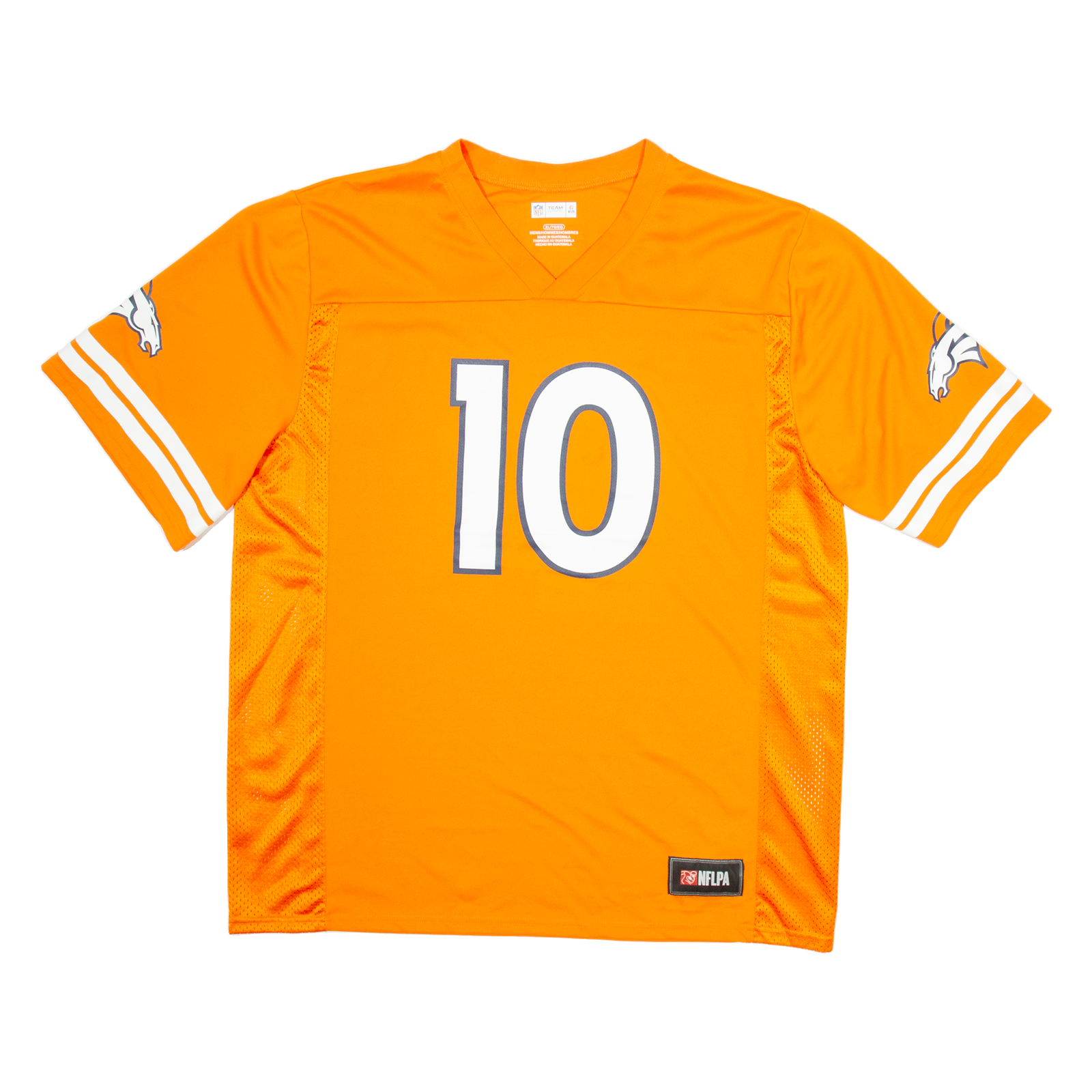 NFL Denver Bronos Mens Football Shirt Jersey Orange USA V-Neck XL Refurbished - N/A refurbished available on Cerqular