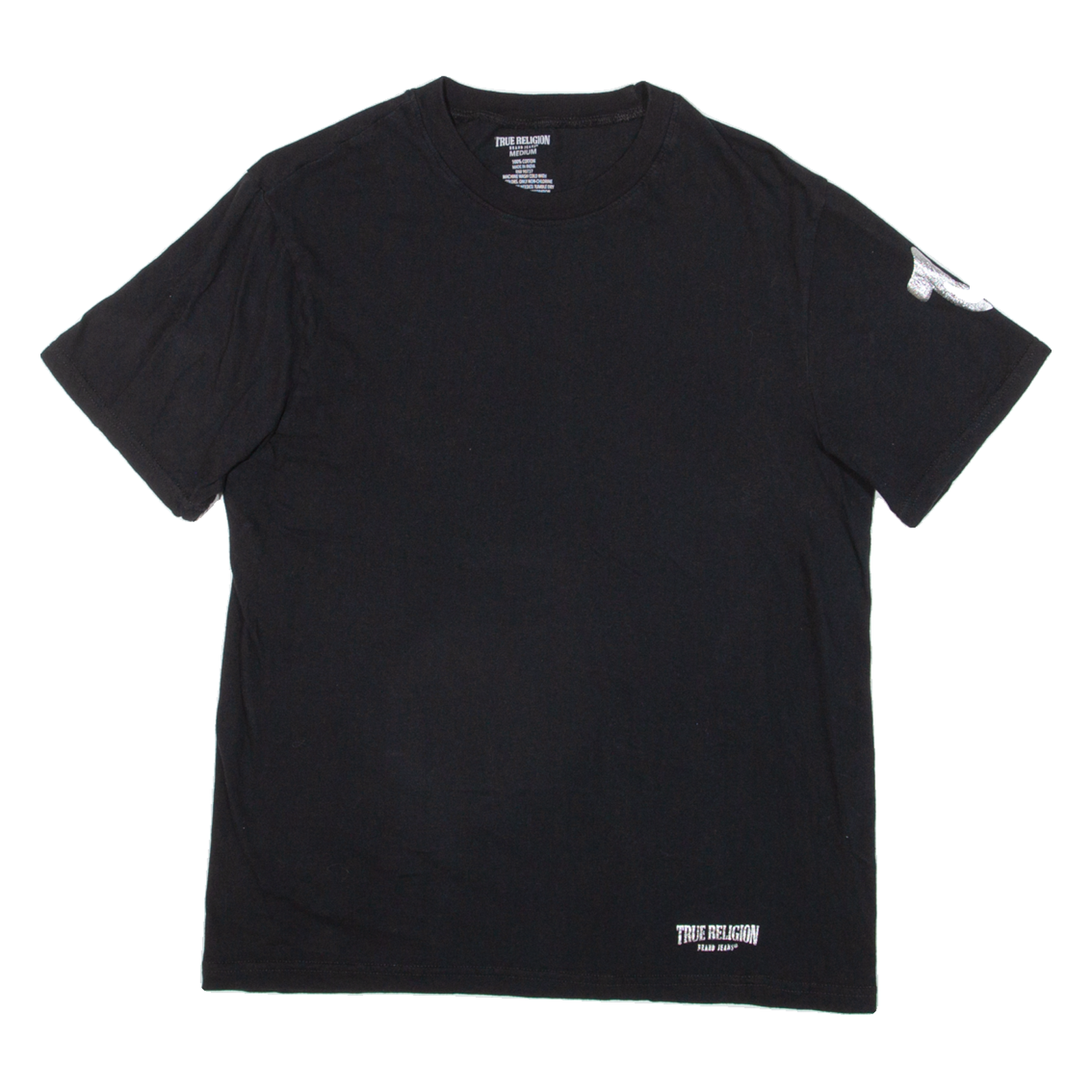 TRUE RELIGION Womens T-Shirt Black M Refurbished - N/A refurbished available on Cerqular