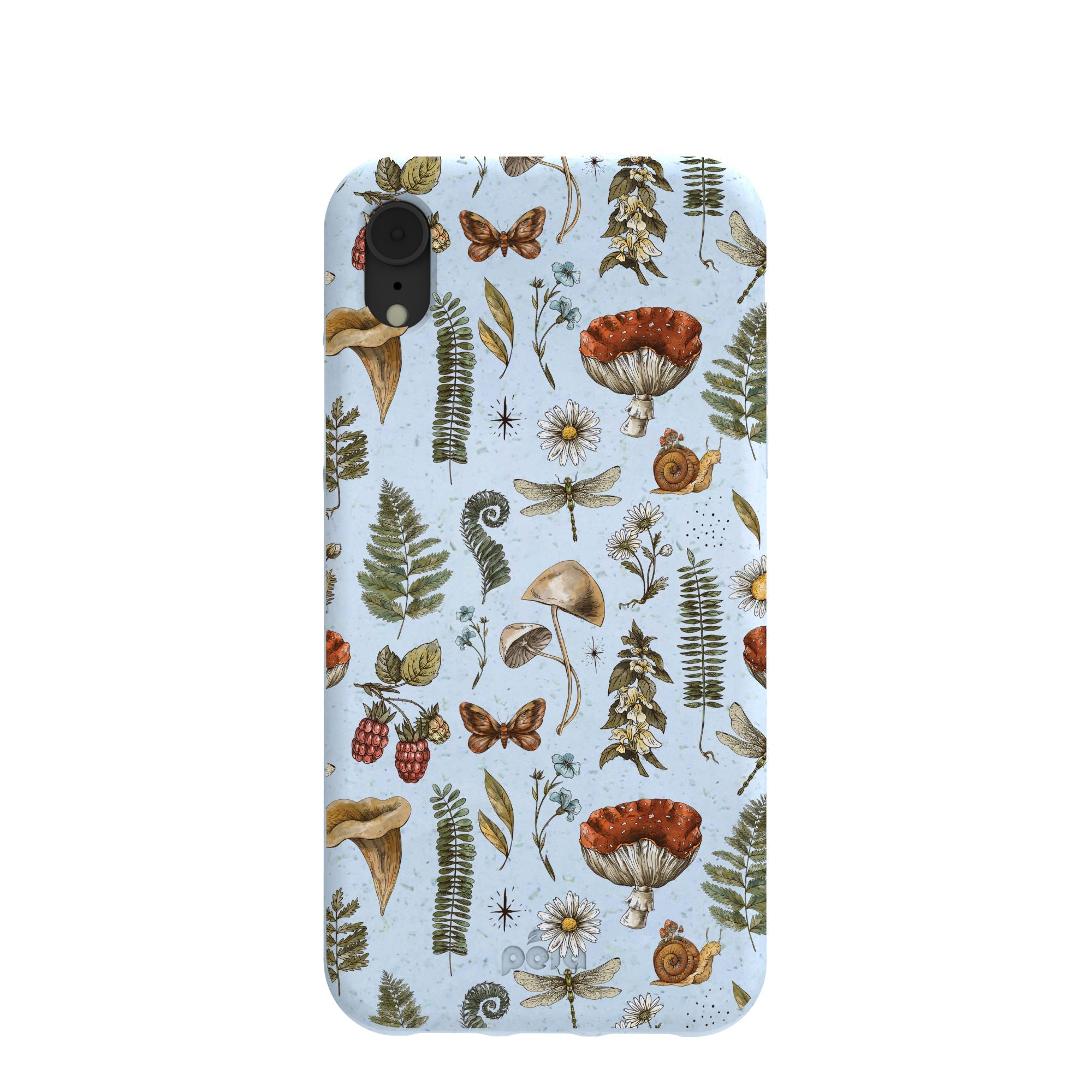 Powder Blue Nature walks iPhone XR Case Refurbished - Pela Case refurbished available on Cerqular