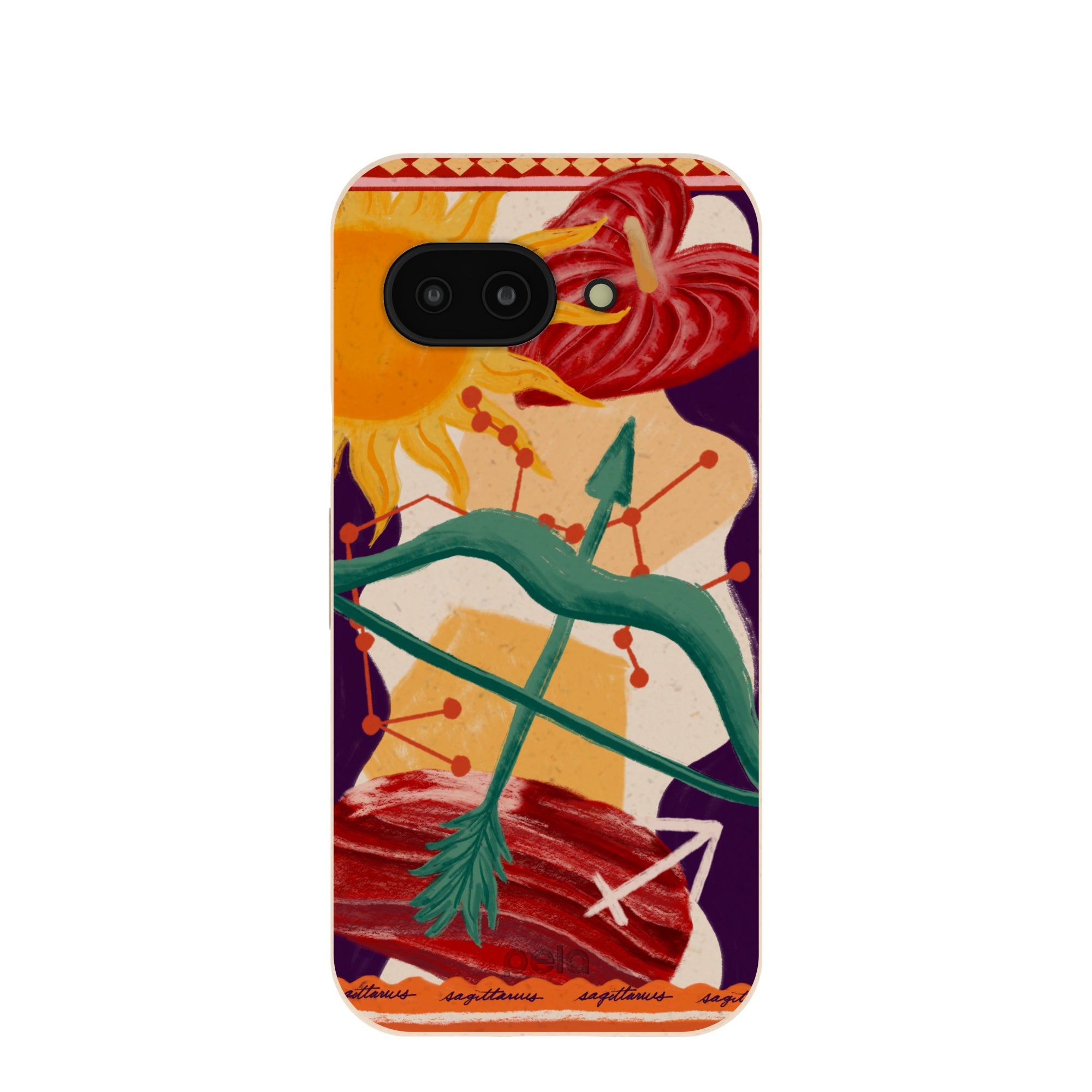 Seashell Sagittarius Archer Google Pixel 9a Case Refurbished - Pela Case refurbished available on Cerqular