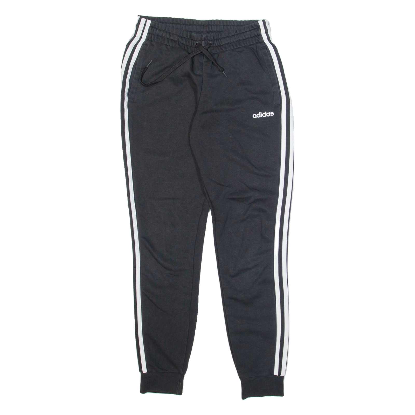 ADIDAS Mens Joggers Black Tapered S W26 L28 Refurbished - N/A refurbished available on Cerqular