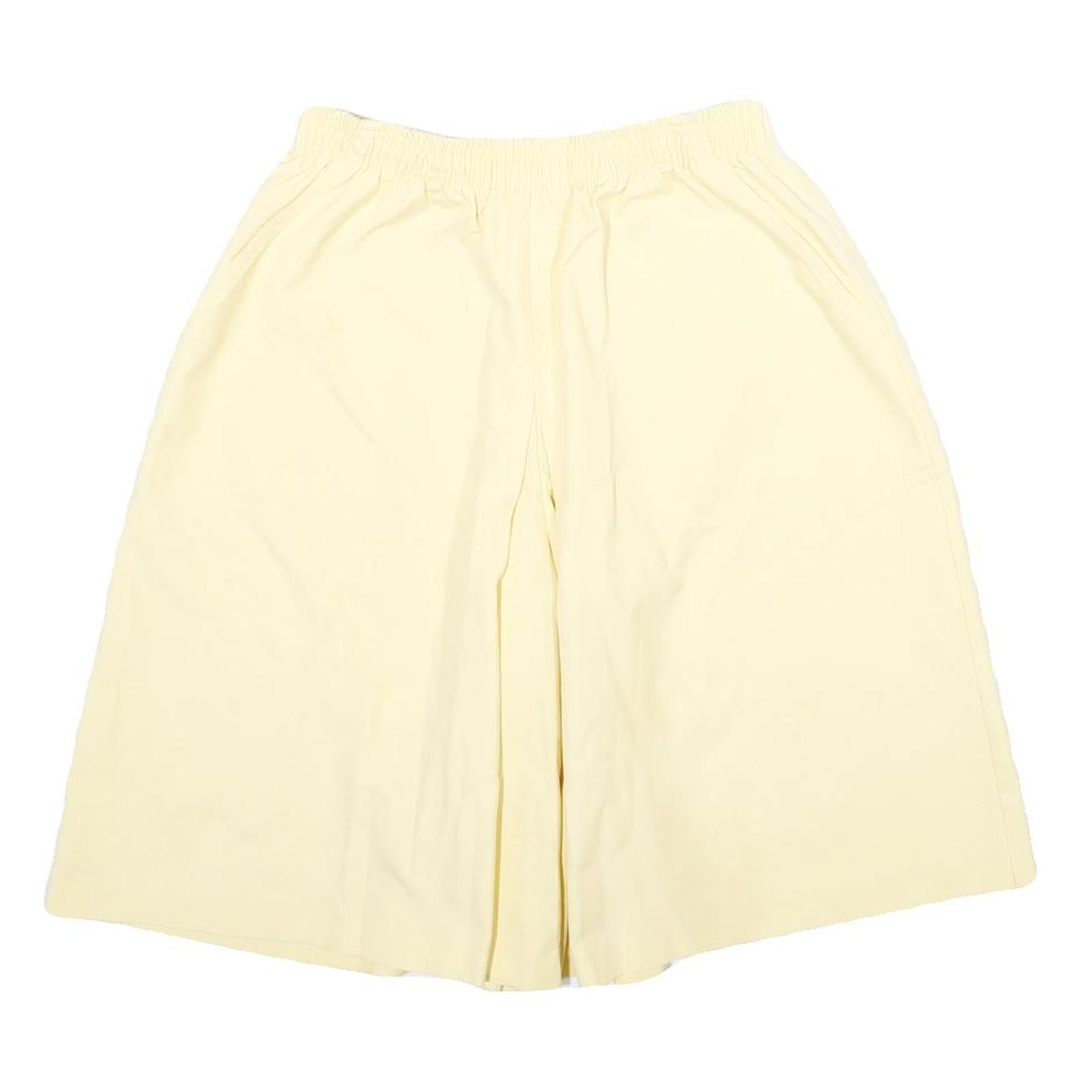 KORET Womens Cream Casual Shorts M W24 Elastic Waistband Light Fabric Refurbished - N/A refurbished available on Cerqular