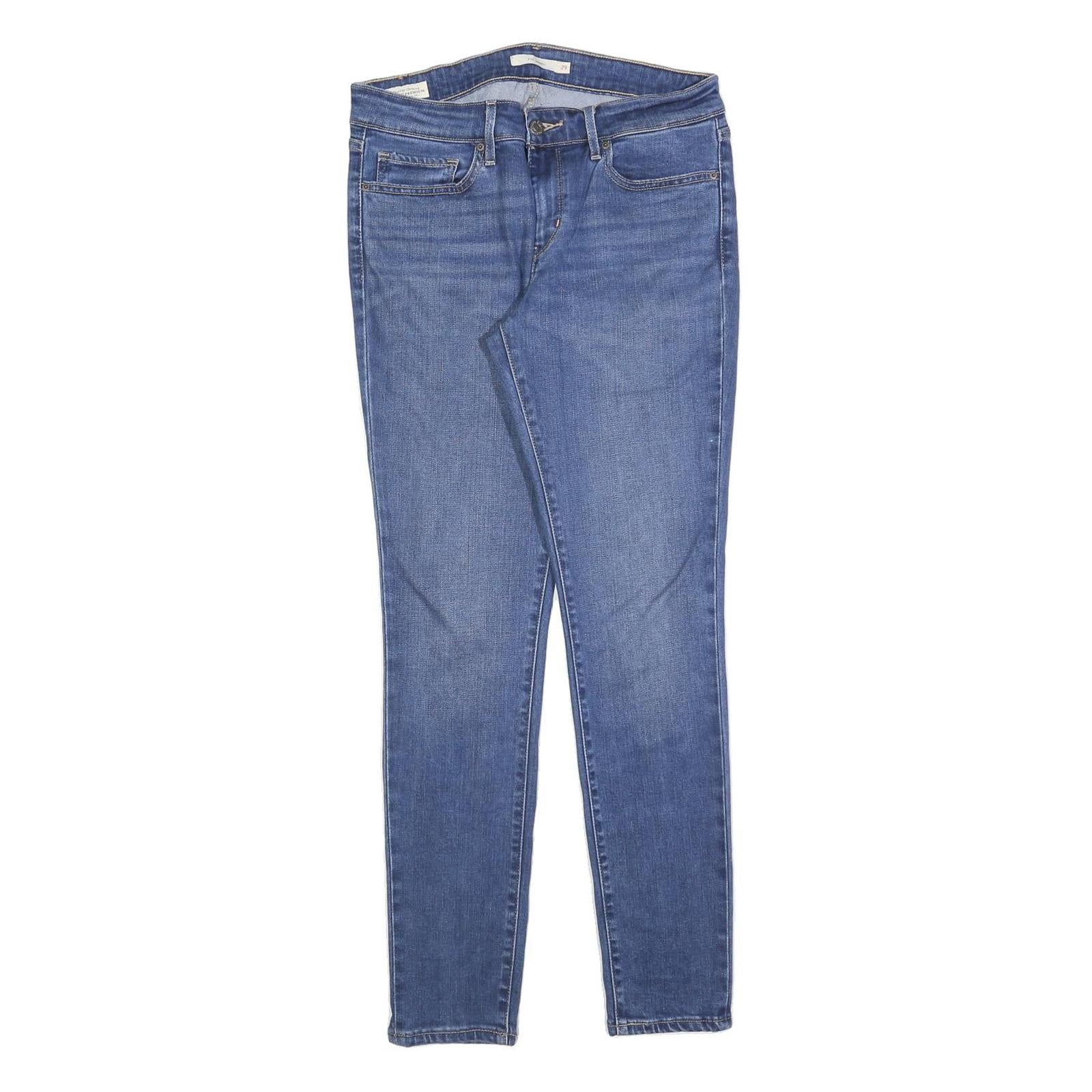LEVI'S Womens Jeans Blue Slim Skinny Denim Light W29 L30 Zip 711 Model Refurbished - N/A refurbished available on Cerqular
