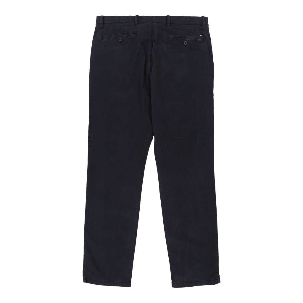 Tommy Hilfiger Trousers - 36W 32L Navy Cotton Refurbished - Thrifted (note: this is a term often used to describe second- refurbished available on Cerqular