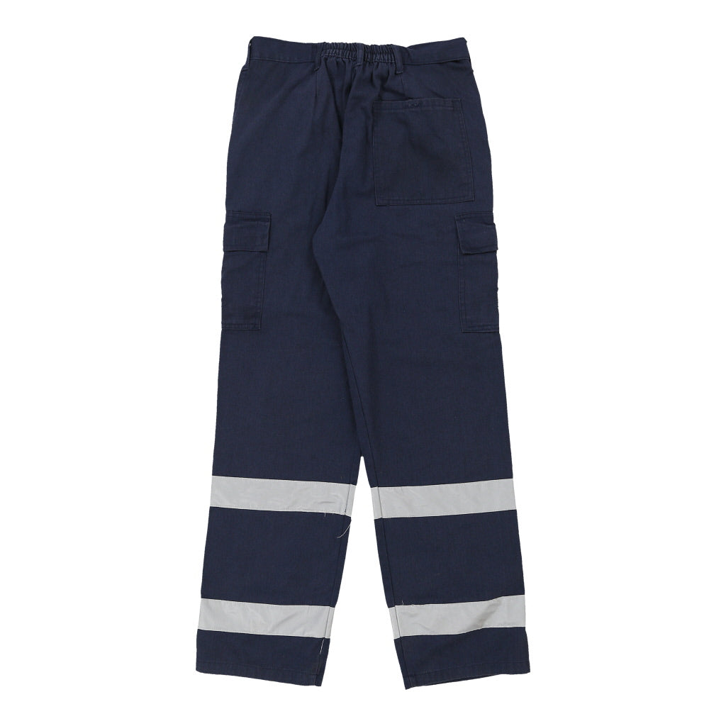 Unbranded Cargo Trousers - 30W 29L Navy Cotton Refurbished - Thrifted (note: this is a term often used to describe second- refurbished available on Cerqular