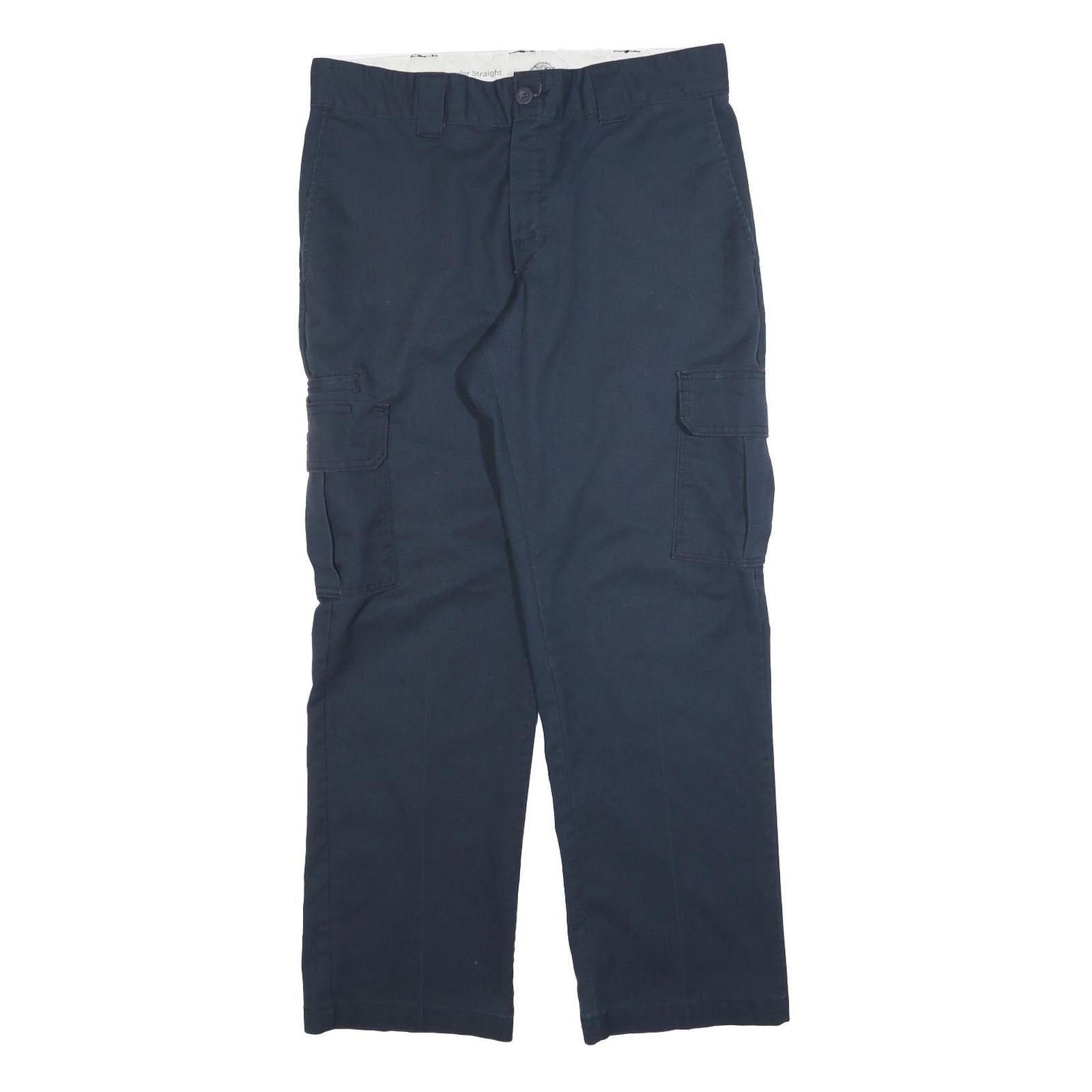 Buy DICKIES Mens Cotton Blend Navy Blue Regular Straight Trousers W34 L30 Workwear Refurbished - $37.69 DICKIES Mens Cotton Blend Navy Blue Regular Straight Trousers W34 L30 Workwear Refurbished - N/A refurbished available on Cerqular