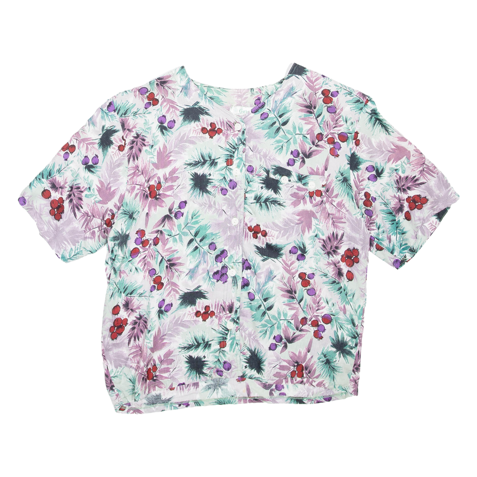 Womens Printed Top Pink Crazy Pattern L Refurbished - N/A refurbished available on Cerqular