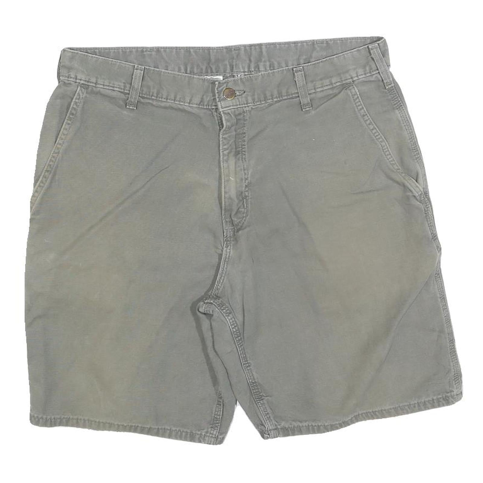 CARHARTT Mens Shorts Grey Casual L W36 Rugged Outdoor Workwear Refurbished - N/A refurbished available on Cerqular