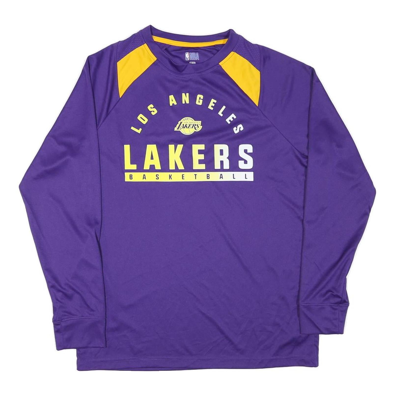 Buy NBA Mens Purple & Yellow Los Angeles Lakers Long Sleeve Crew Neck Graphic Refurbished - $64.99 NBA Mens Purple & Yellow Los Angeles Lakers Long Sleeve Crew Neck Graphic Refurbished - N/A refurbished available on Cerqular