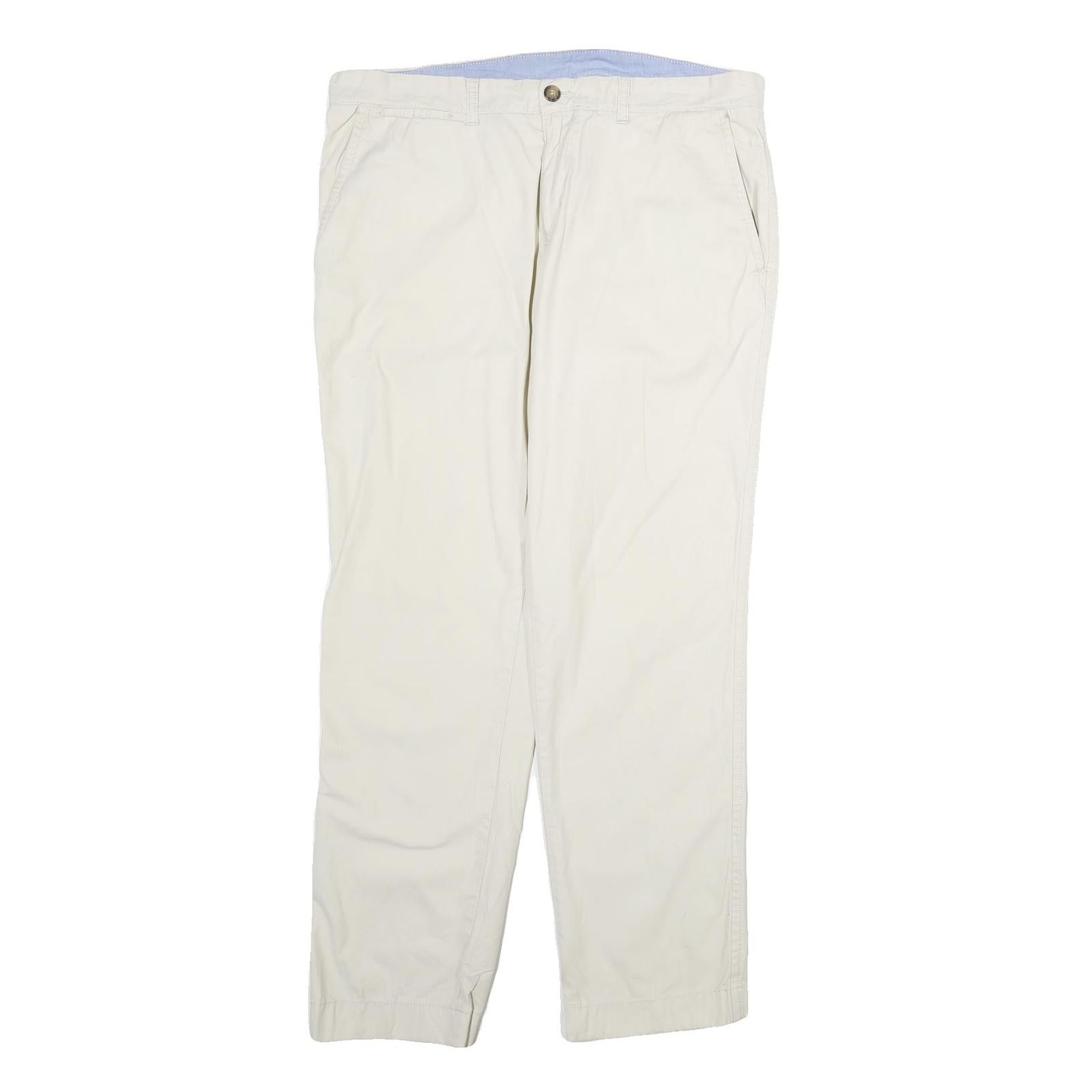 TOMMY HILFIGER Mens Cotton Beige Regular Fit Straight Leg Trousers W38 L32 Chino Refurbished - N/A refurbished available on Cerqular