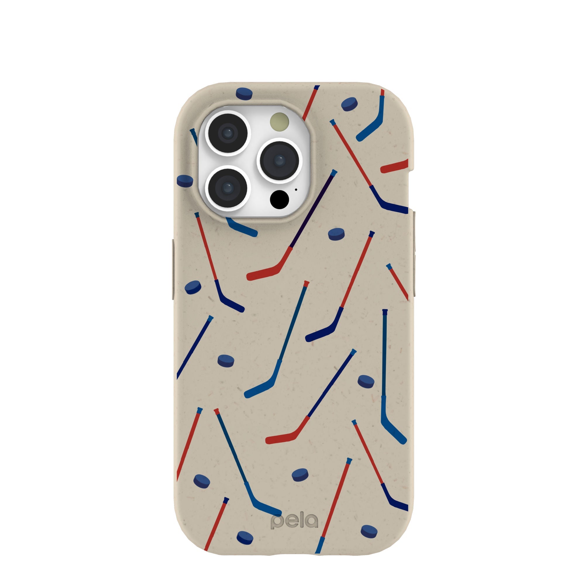 Buy London Fog Pucks and Sticks iPhone 15 Pro Case Refurbished - $65.00 London Fog Pucks and Sticks iPhone 15 Pro Case Refurbished - Pela Case refurbished available on Cerqular