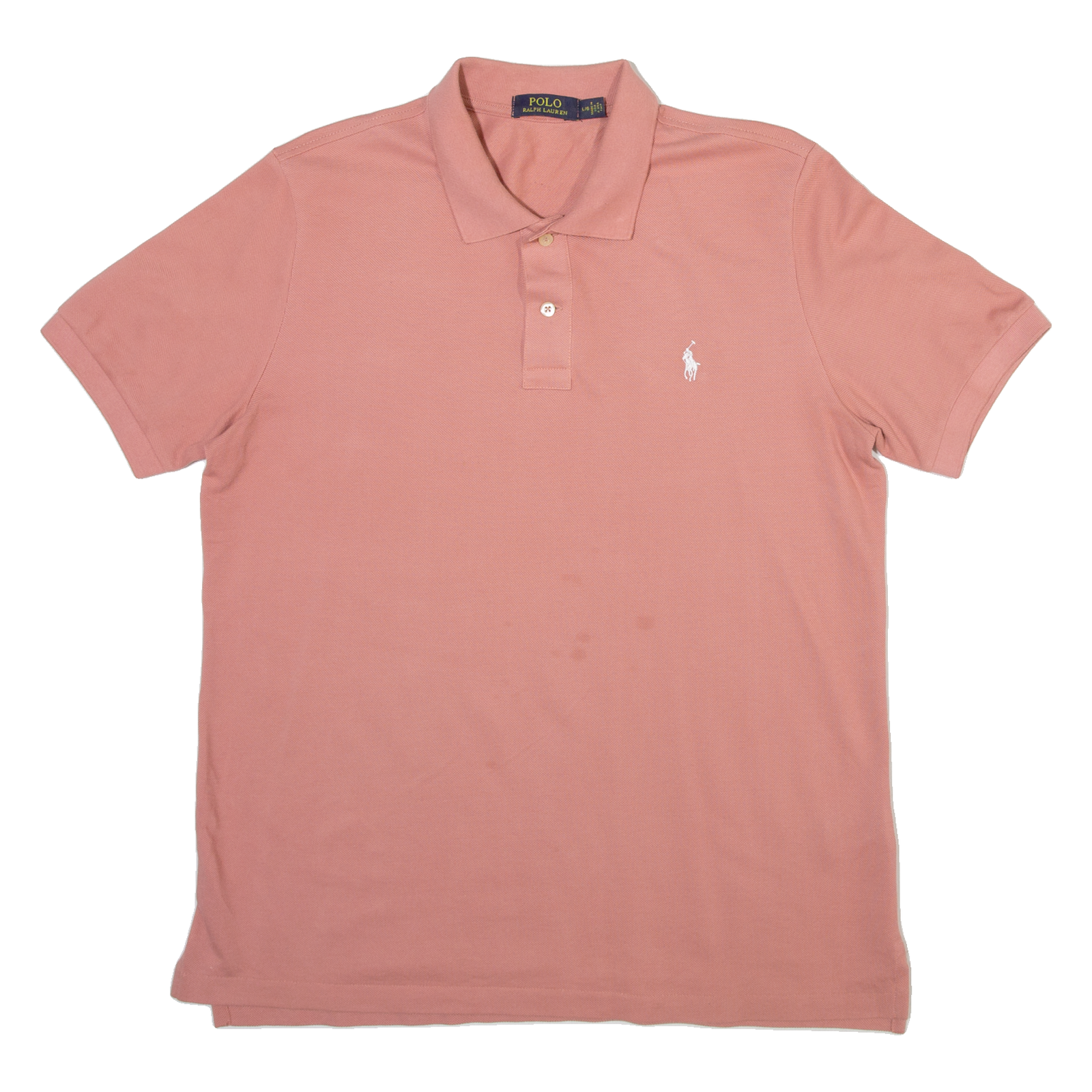 POLO RALPH LAUREN Mens Polo Shirt Pink L Refurbished - N/A refurbished available on Cerqular