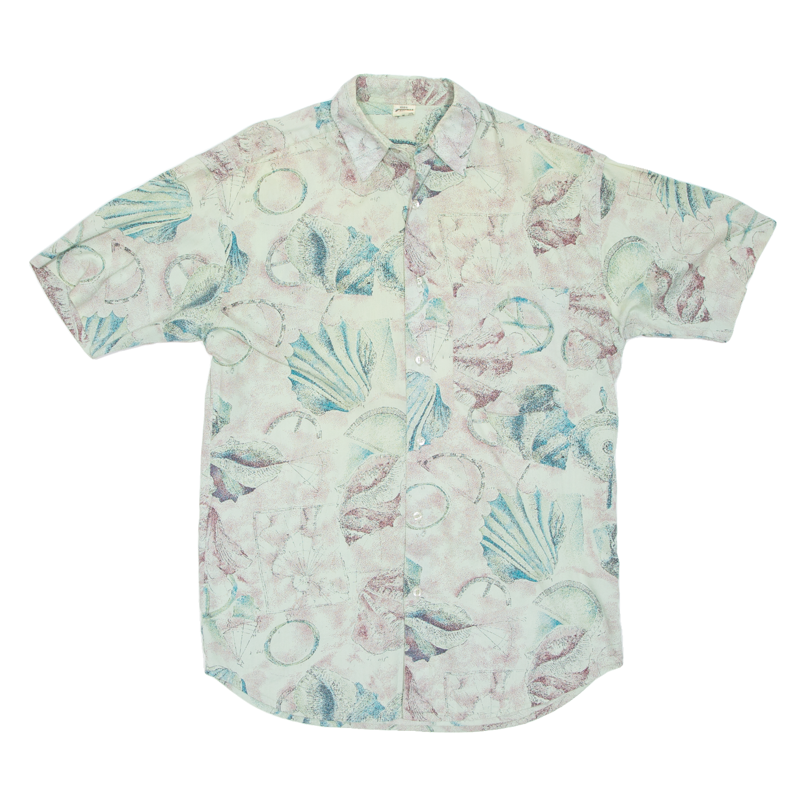 Mens Shirt Blue Crazy Pattern S Refurbished - N/A refurbished available on Cerqular