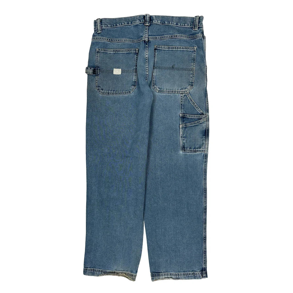 Painters Carpenter Jeans - 34W 32L Blue Cotton Refurbished - Thrifted (note: this is a term often used to describe second- refurbished available on Cerqular